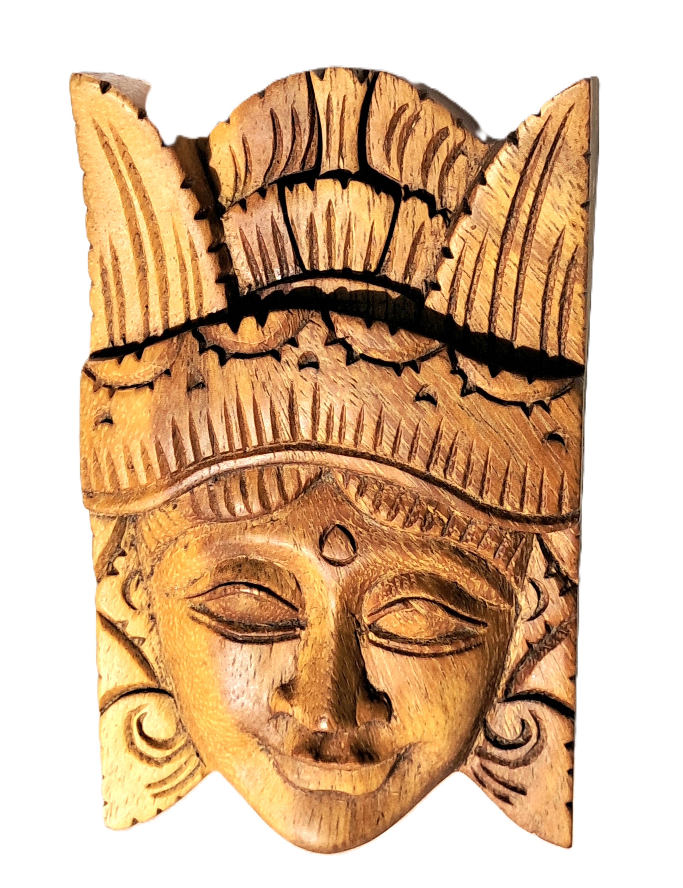 Princess puzzle jewelry box wood carving (bxPrnc)