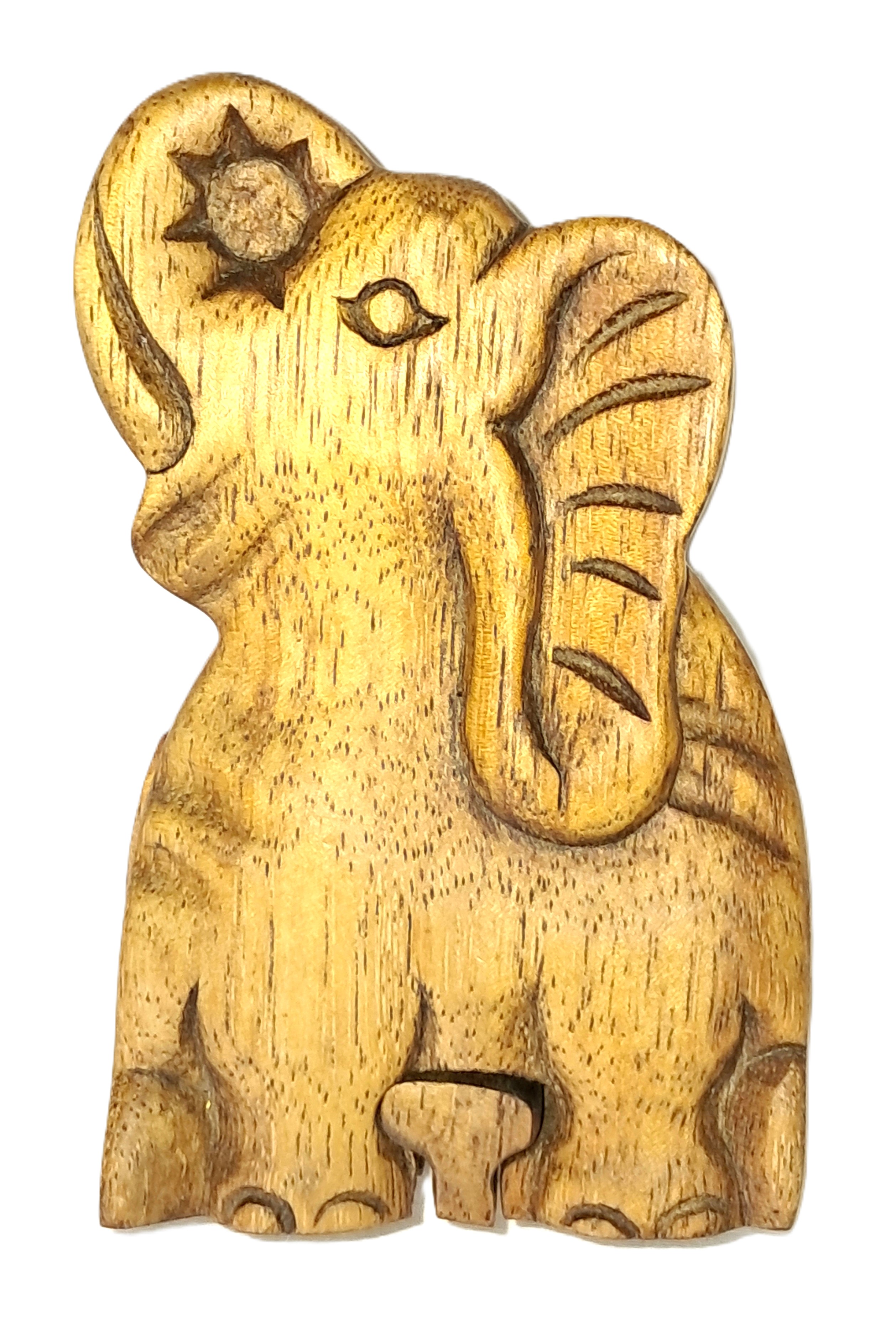 elephant , puzzle jewelry box (#bxElfV)