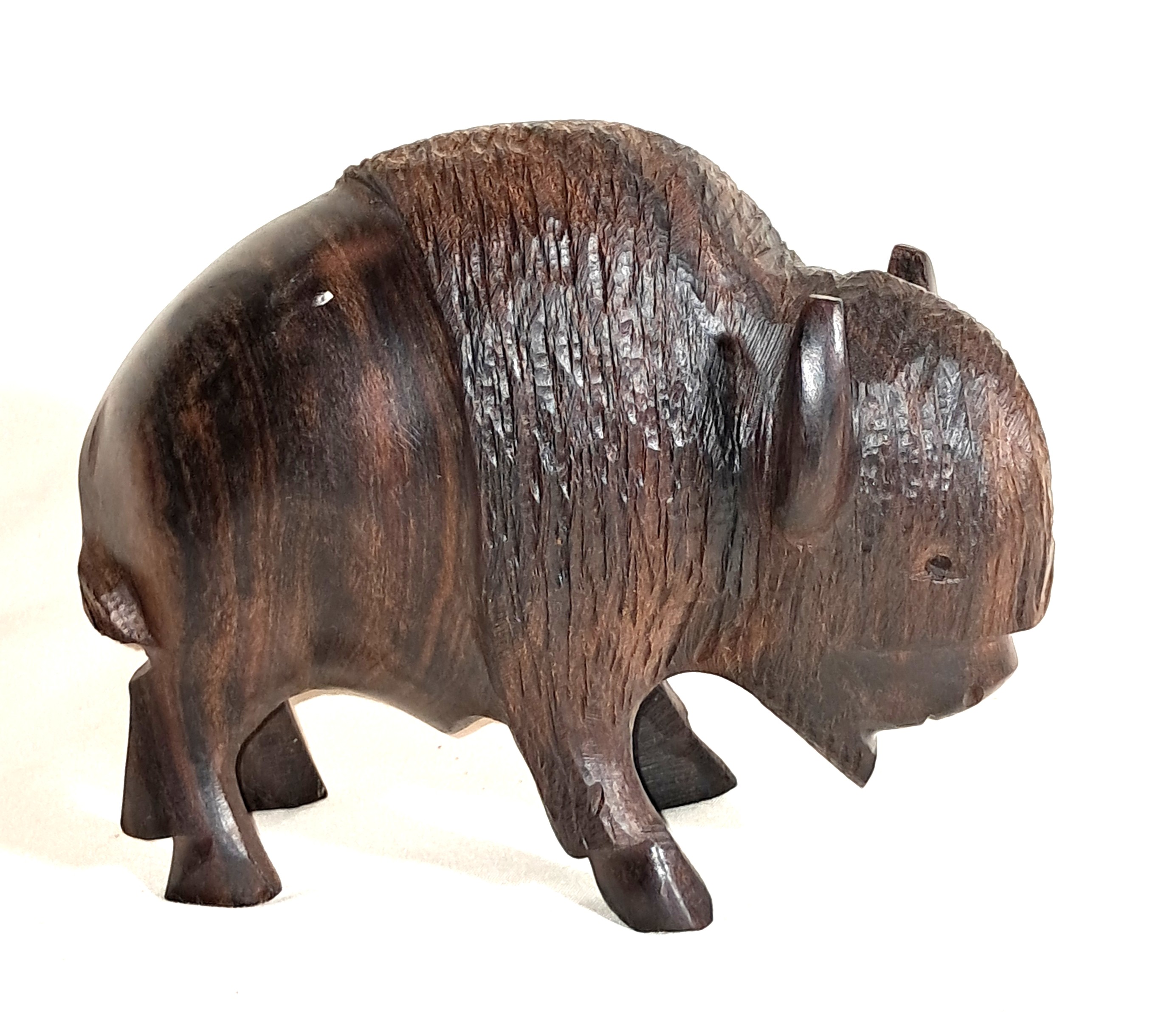 Ironwood Bison (Buffalo) sculpture.