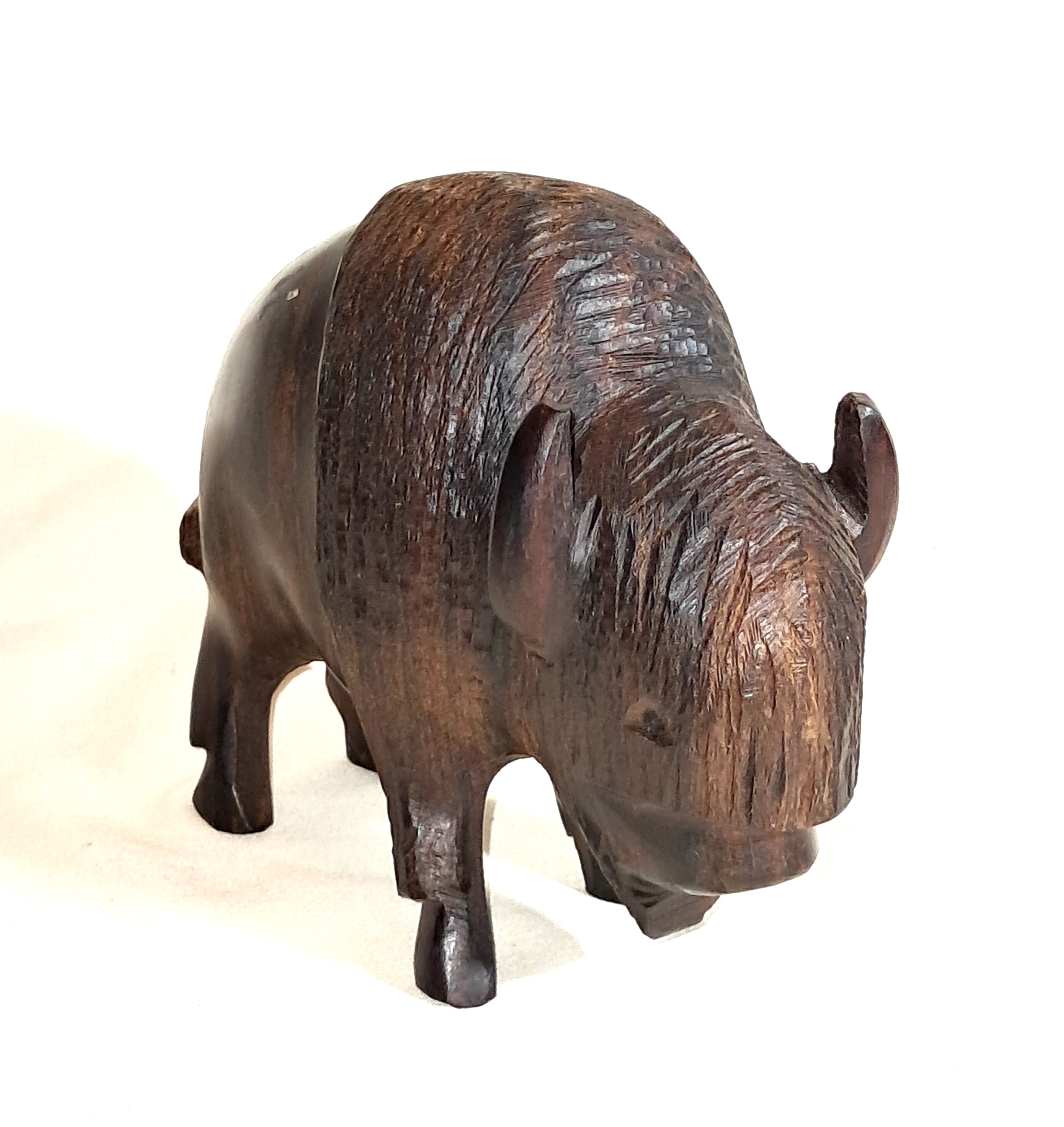 Ironwood Bison (Buffalo) sculpture.