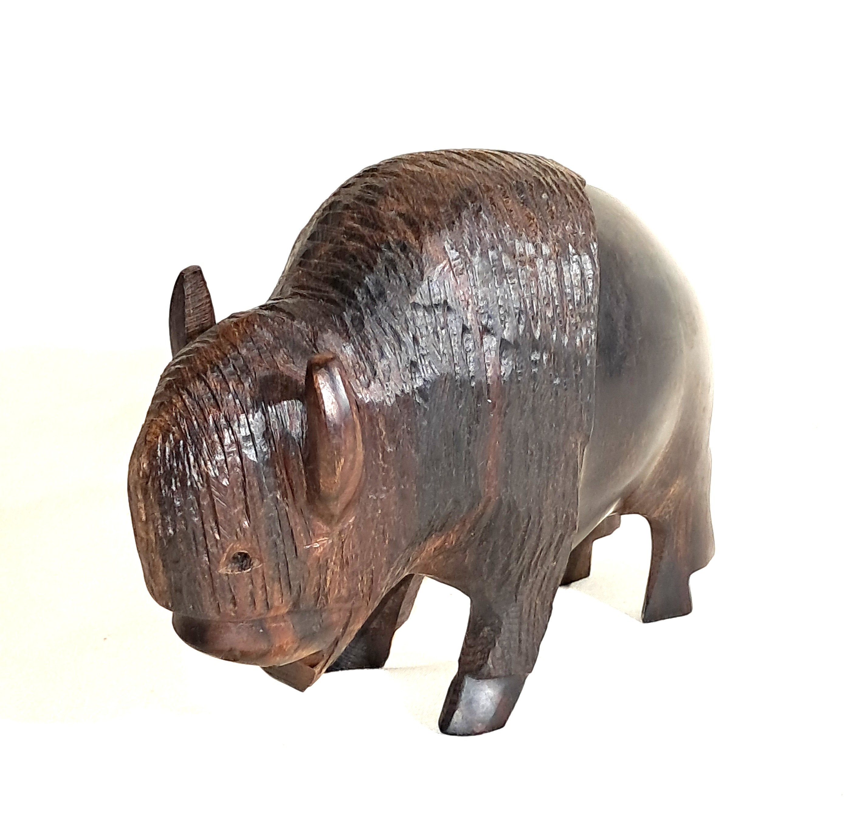 Ironwood Bison (Buffalo) sculpture.