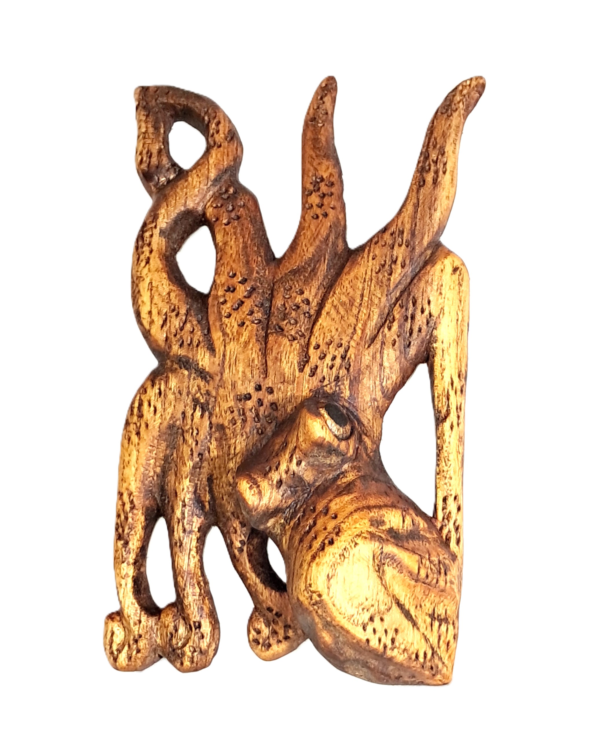 Octopus wood carving (octWl)