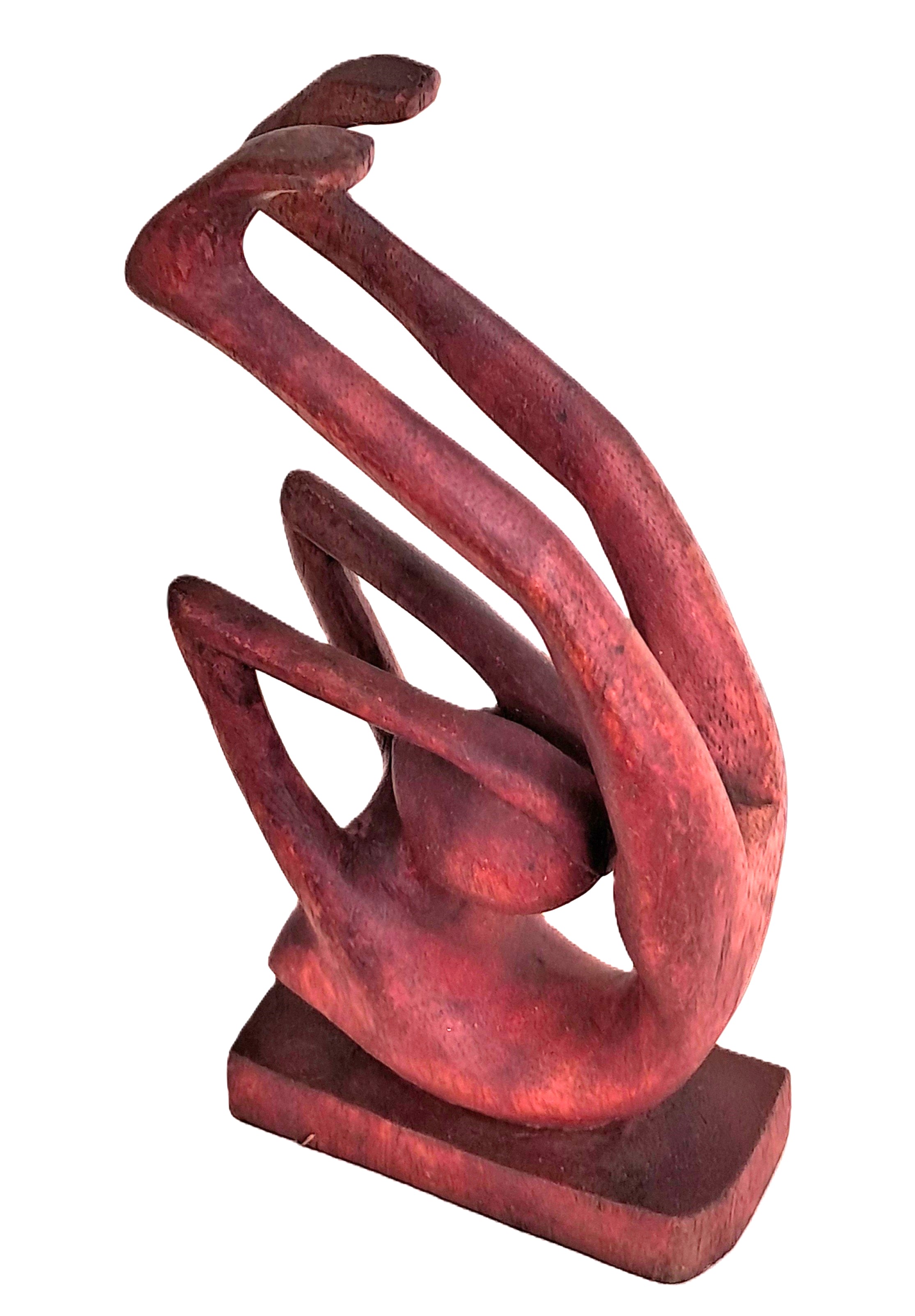 Yoga exercise, wood carving (bkarch)