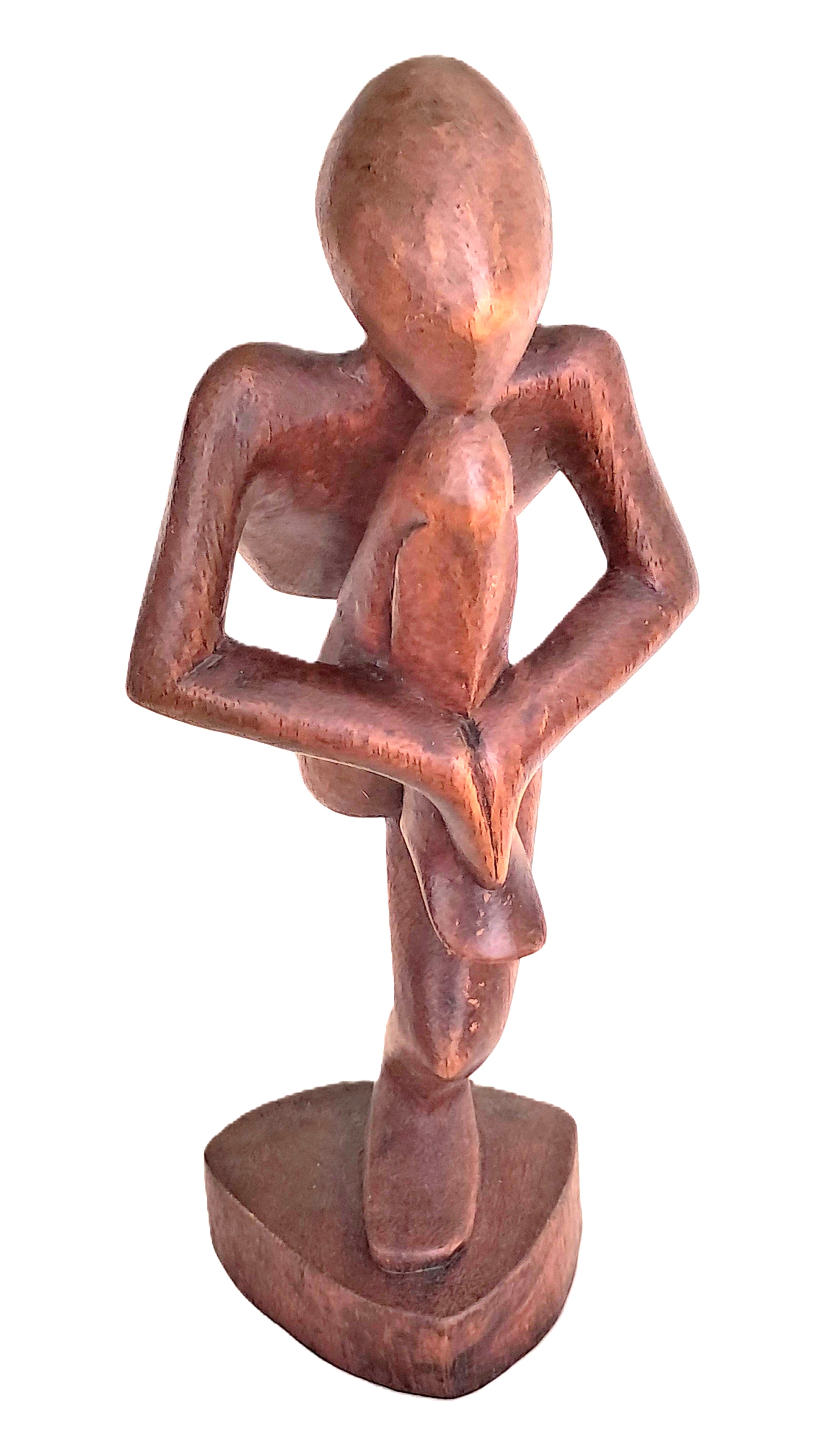 Yoga exercise, wood carving (chn)