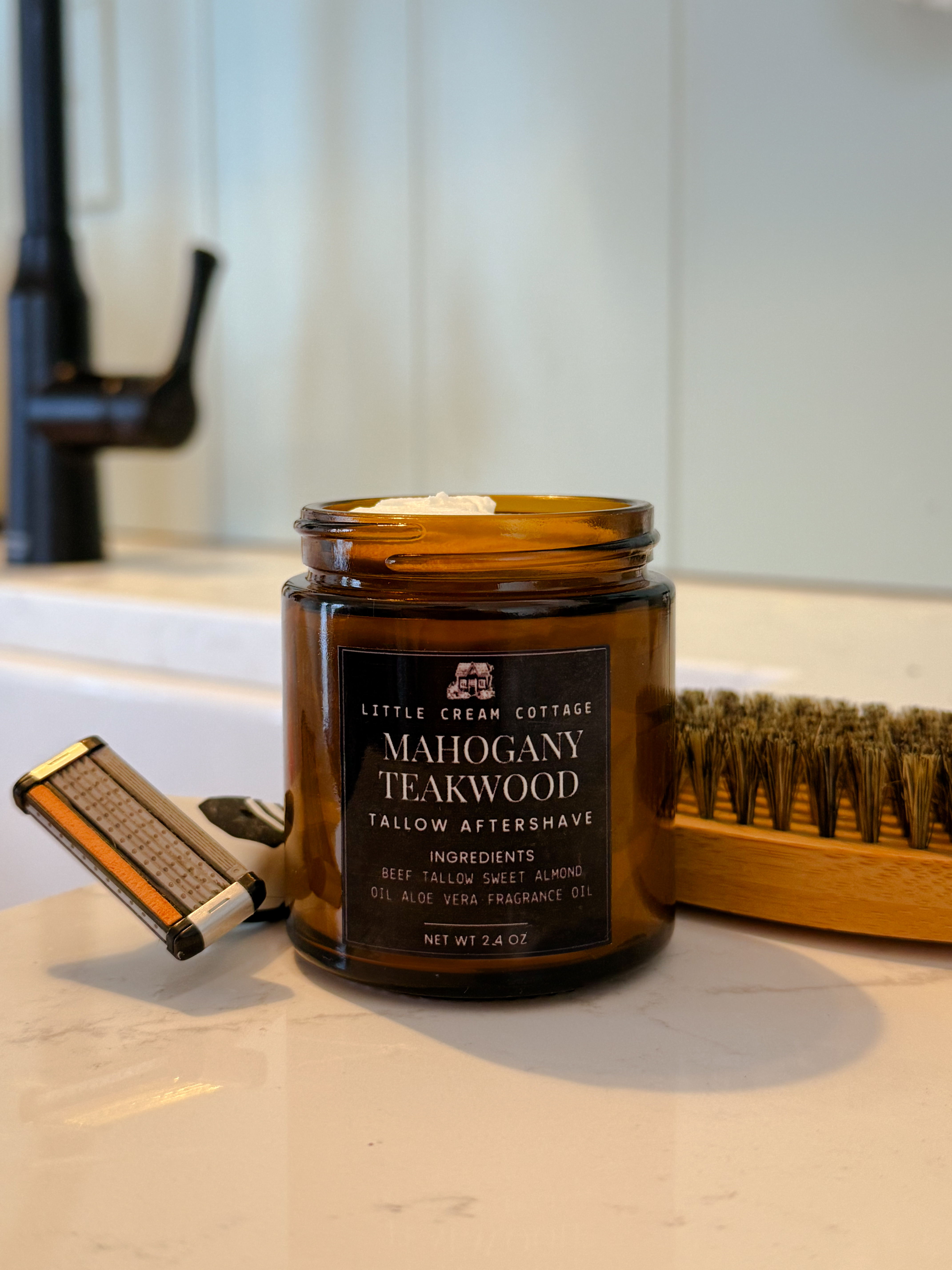 Whipped Tallow Aftershave | Mahogany Teakwood