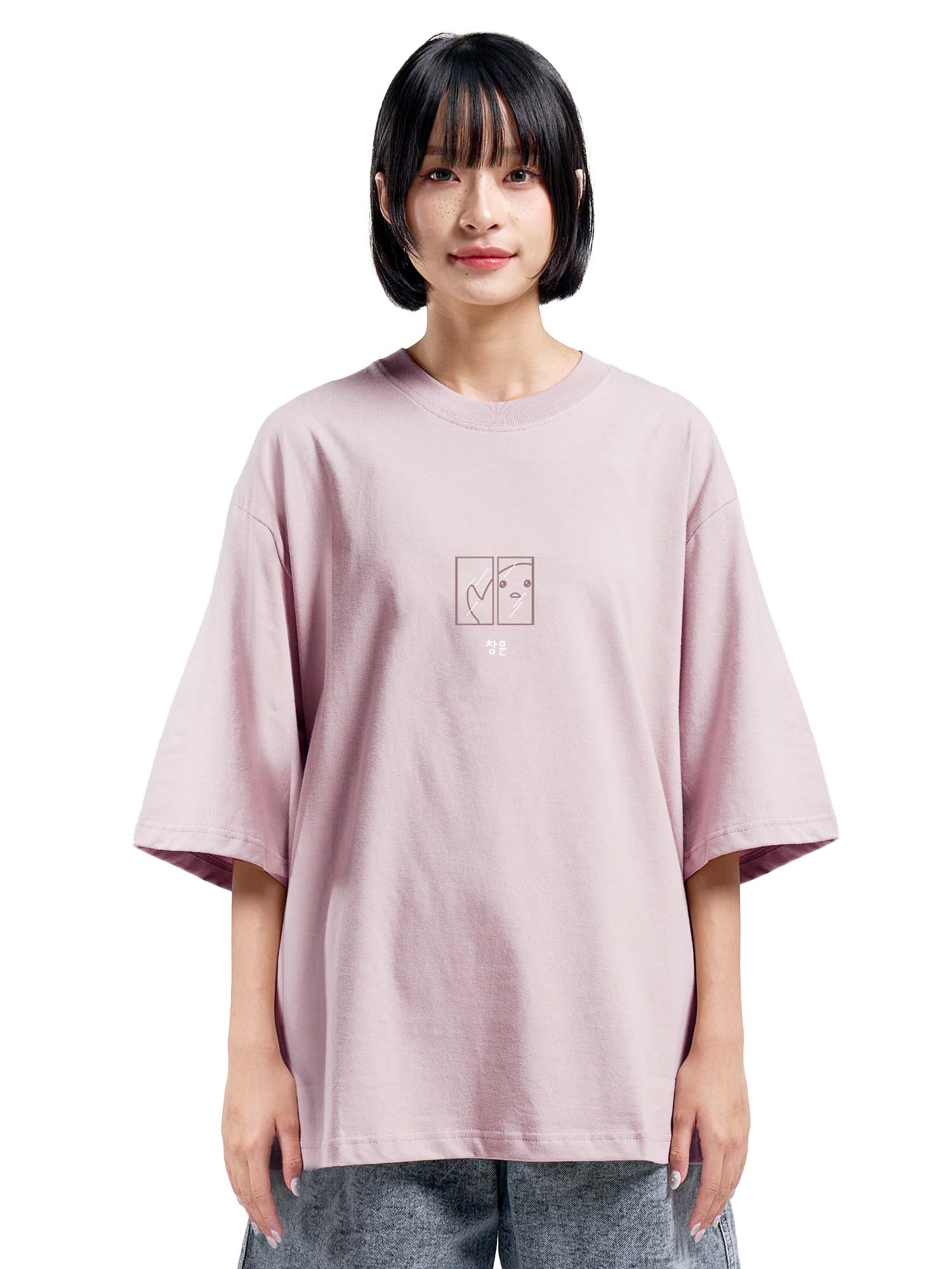 Light Pink Oversized T-Shirt