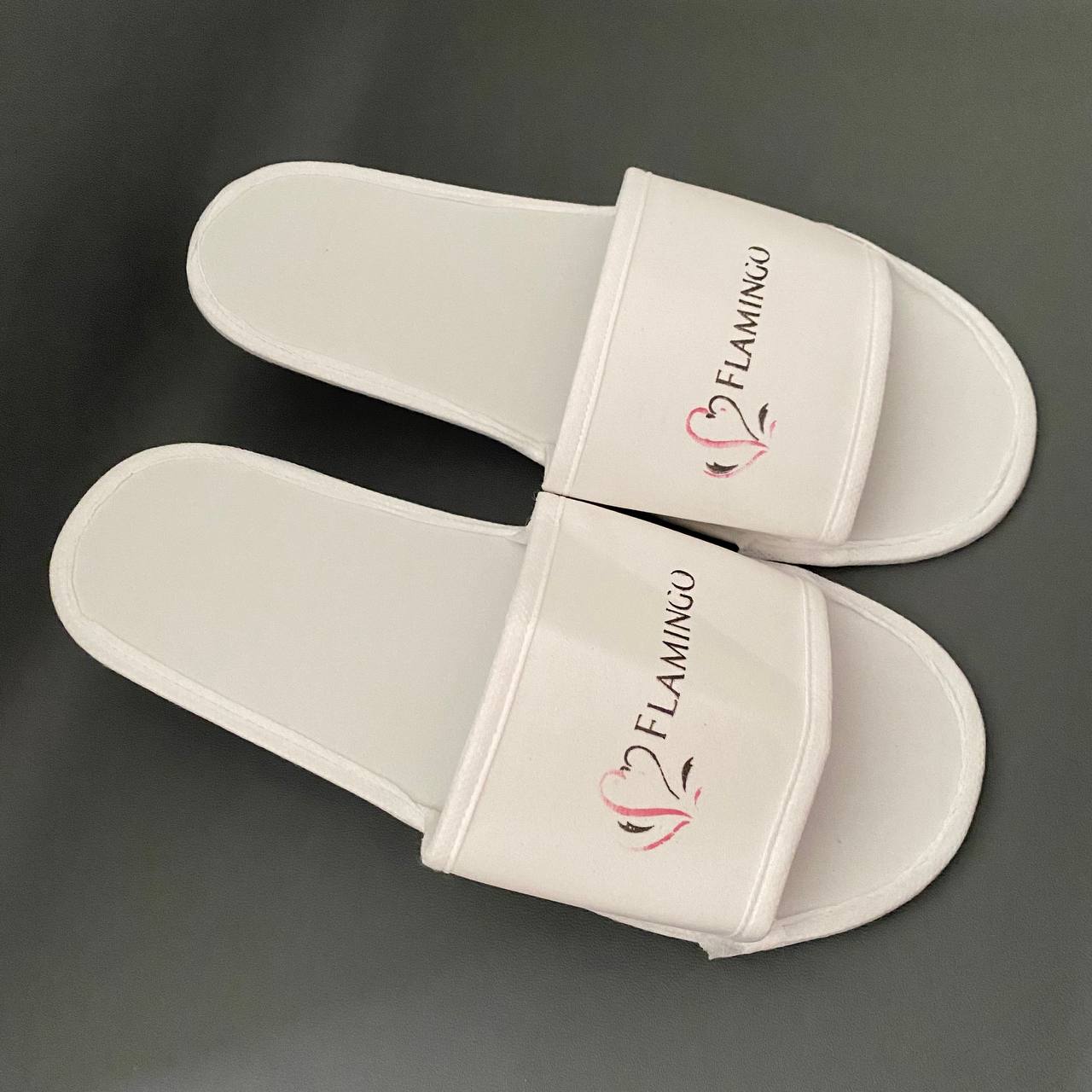 White Flamingo Slippers