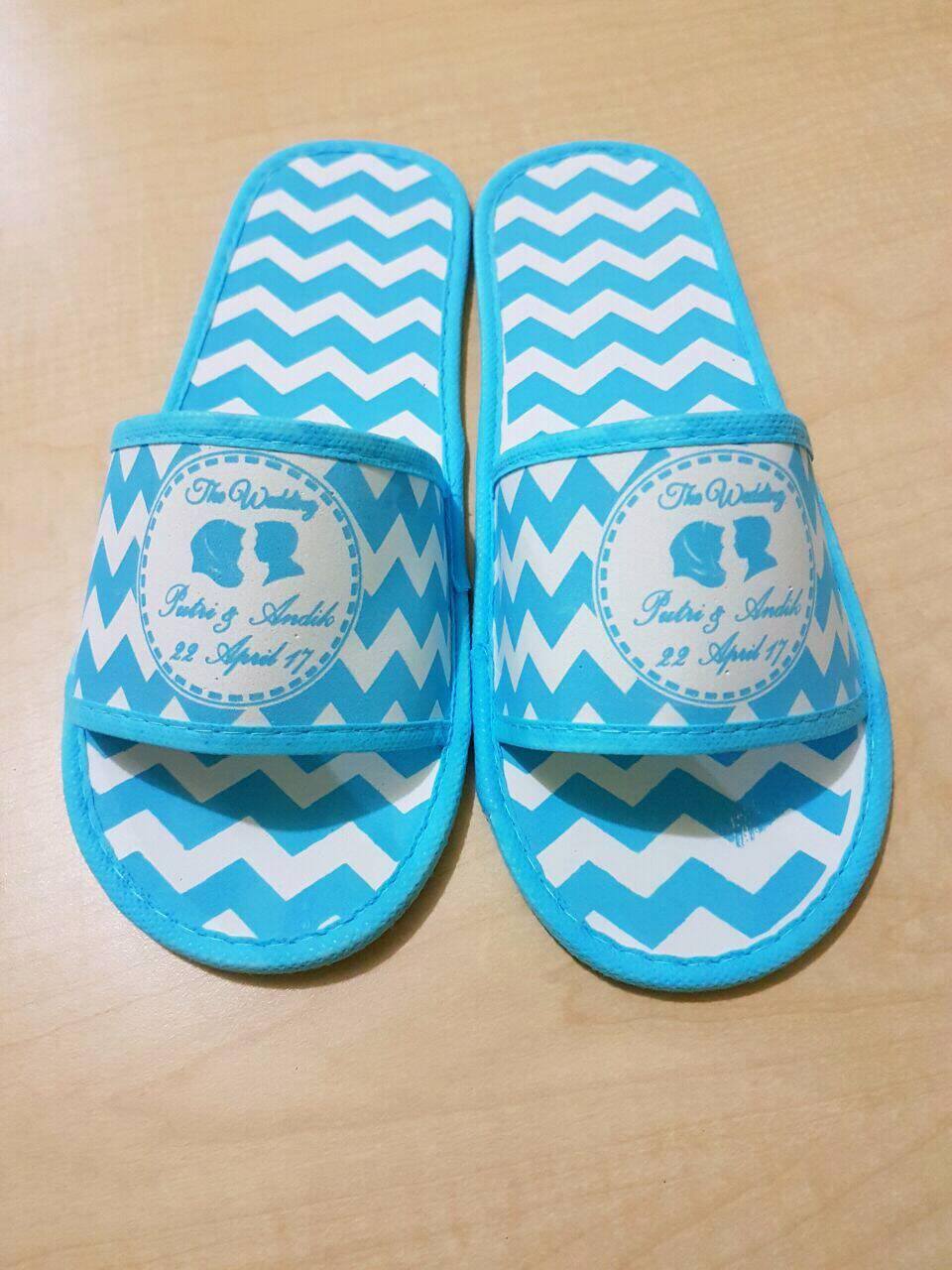Sandal Rumah Biru