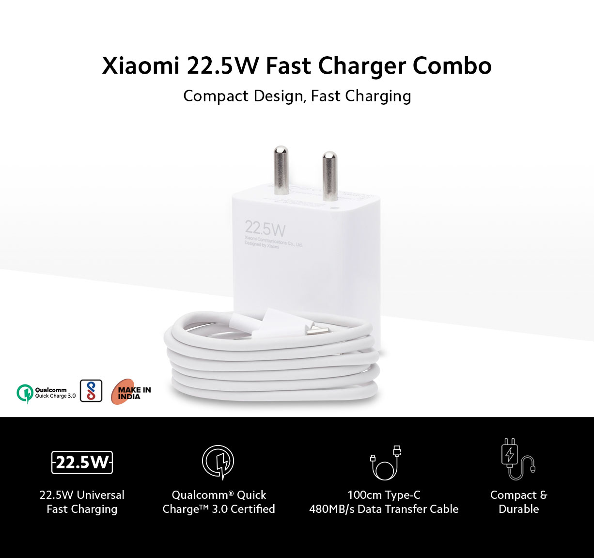 Xiaomi 22.5W fast charger