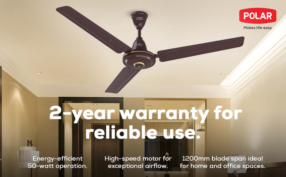POLAR MEGAMITE FAN BROWN 
