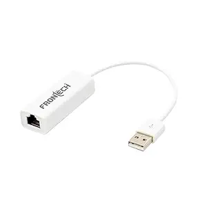 FRONTECH USB 2.0 to Fast Ethernet 10/100 RJ45 Network LAN Adapter Card |Ideal for Home and Business Use | Lightweight and Easy to Use | 1 Year Warranty | (NC-0014)