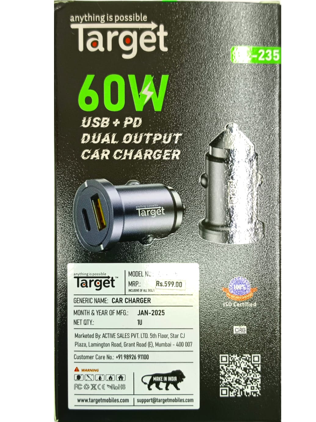 Target 60W Car Charger