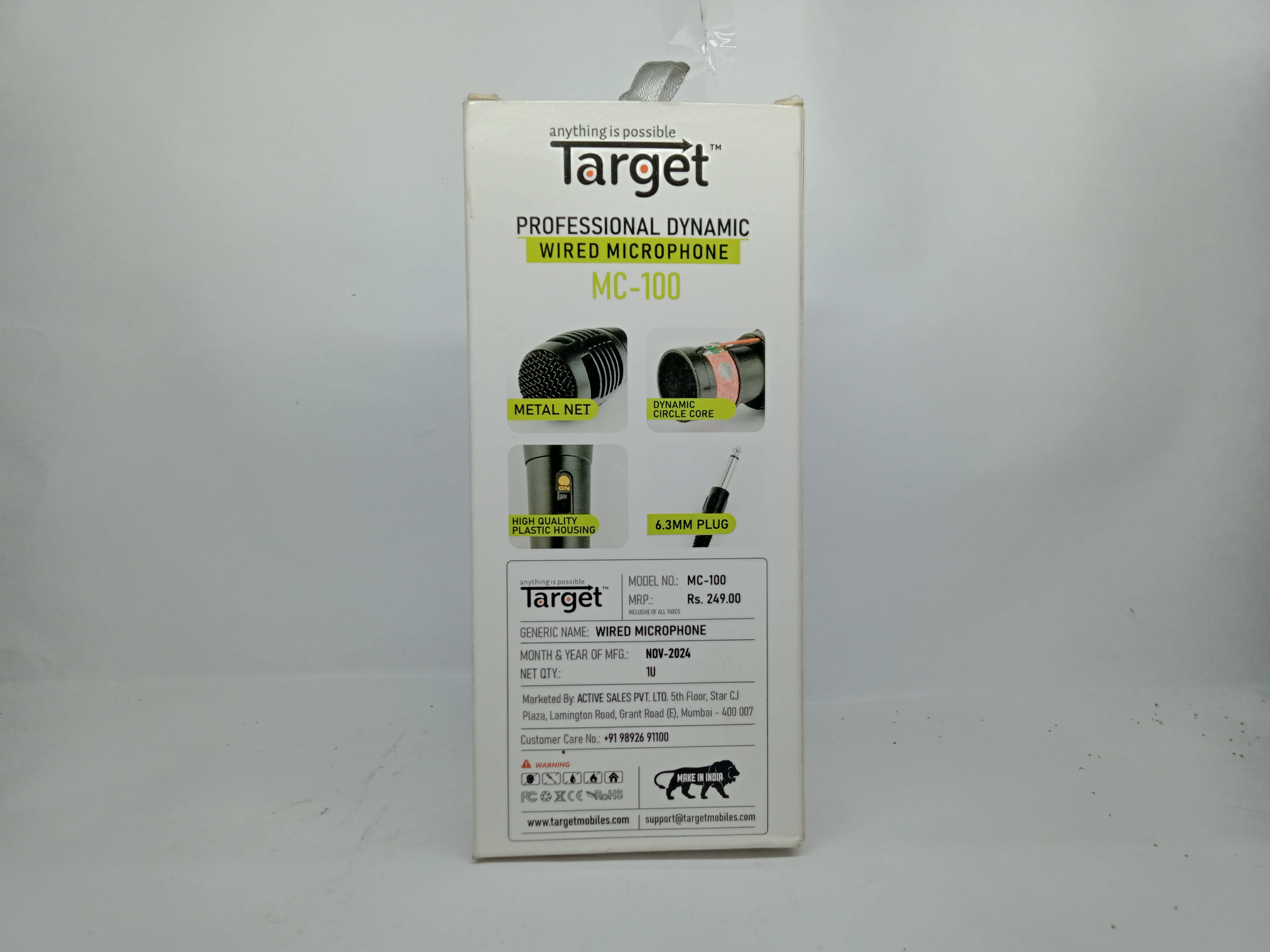 Target MC-100 Wired Microphone