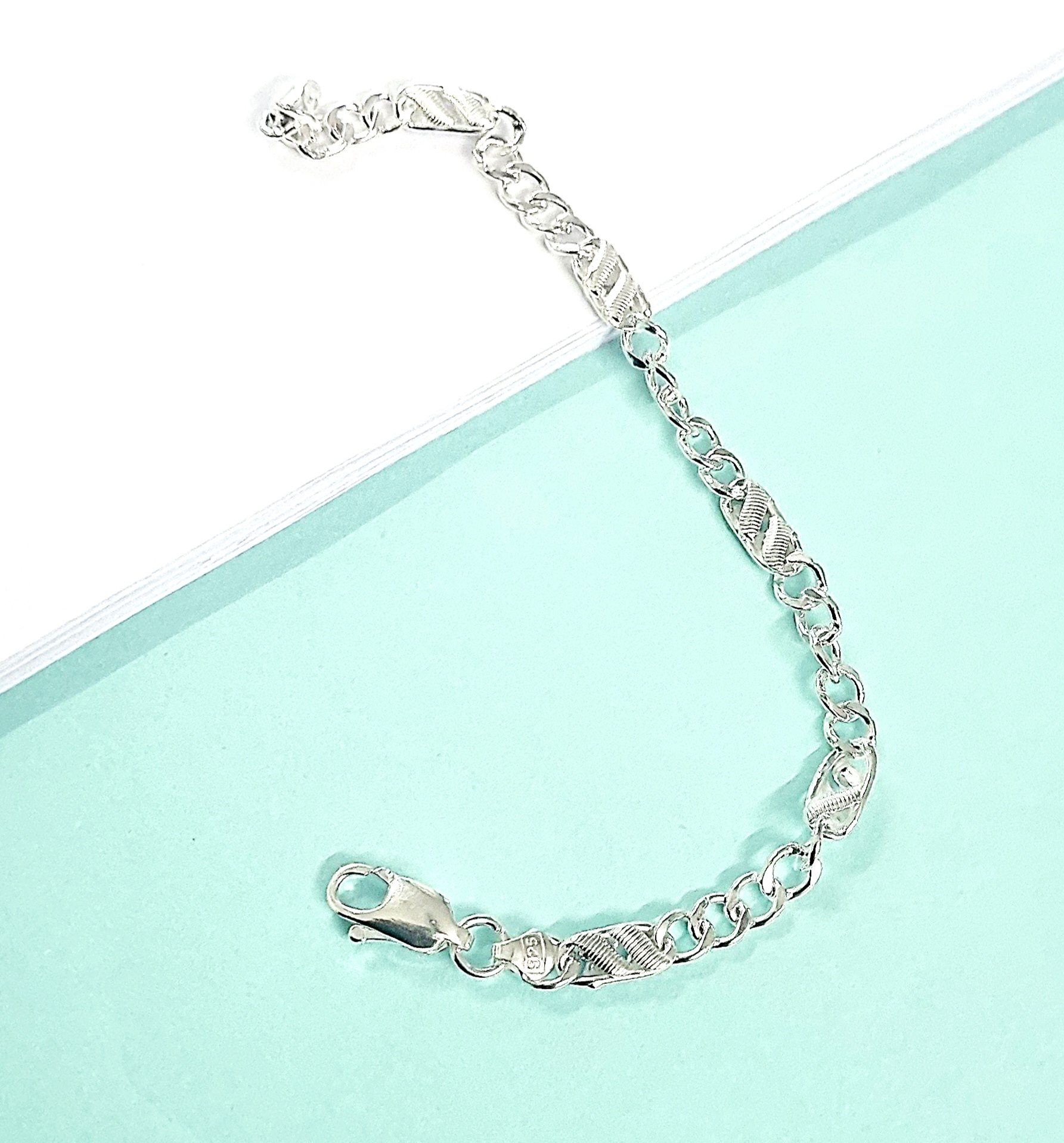 925 Sterling Silver Bracelet For Mens & Boys | Gift For Mens & Boys | With Certificate Of Authenticity