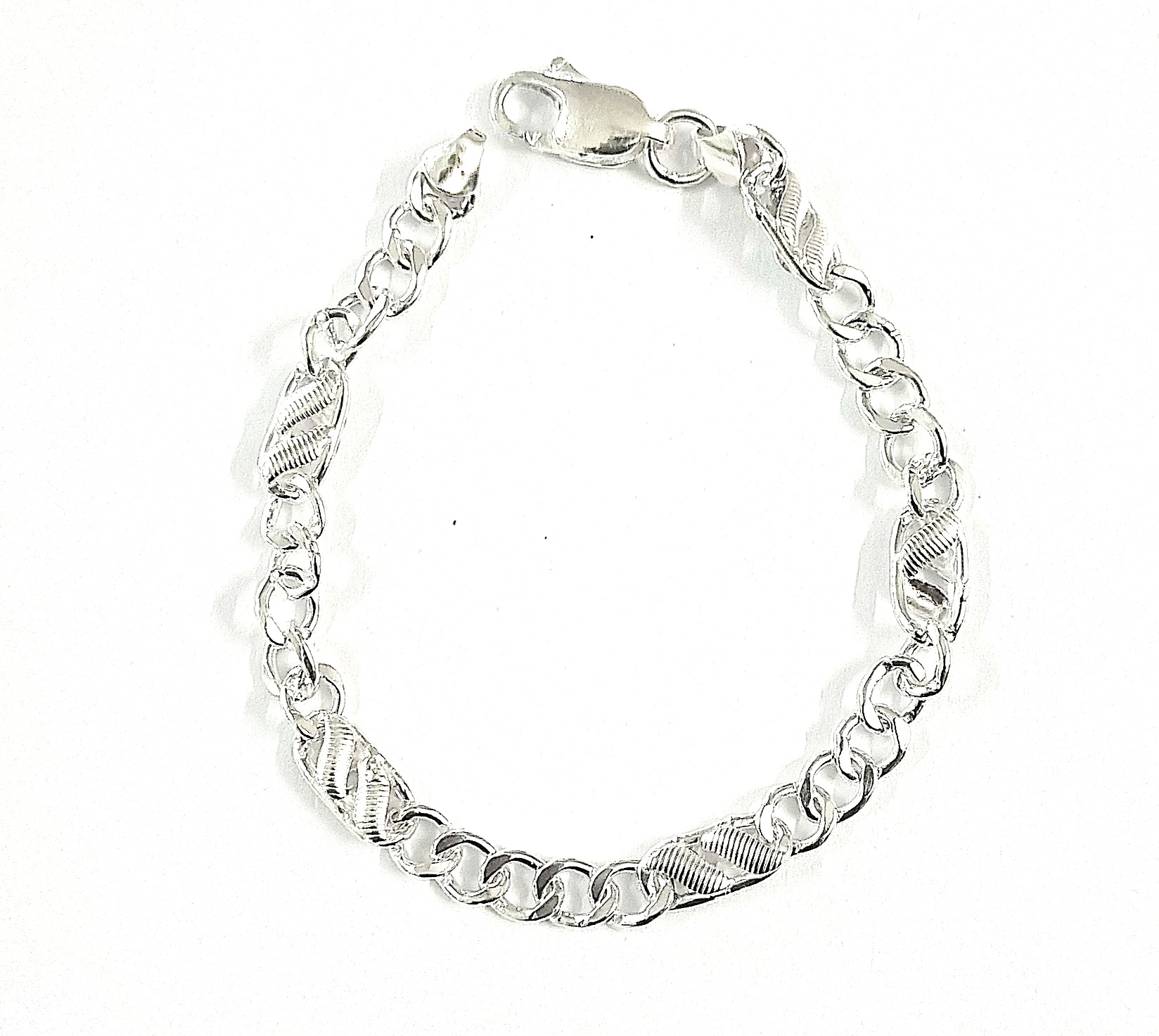 925 Sterling Silver Bracelet For Mens & Boys | Gift For Mens & Boys | With Certificate Of Authenticity