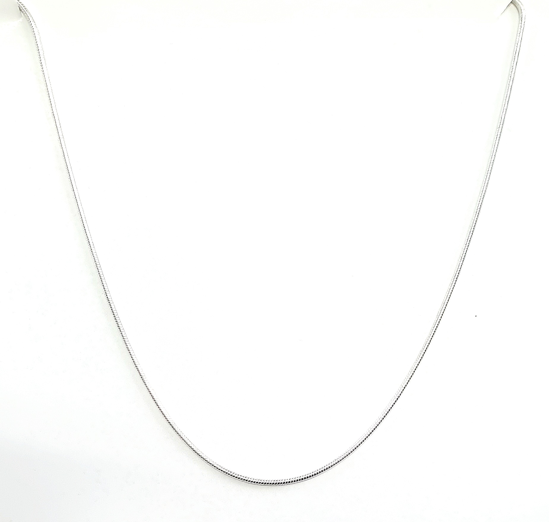925 Sterling Silver Snake Chain Necklace 18 Inch Length