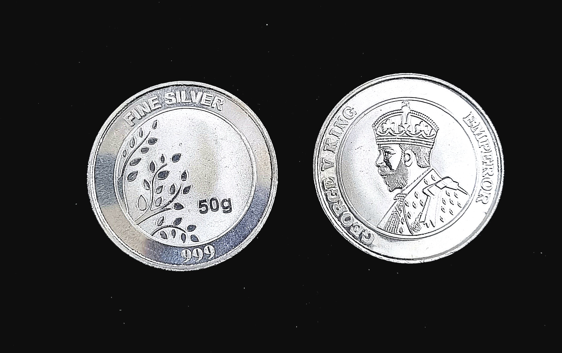50 Gram Pure 999 Silver Coin