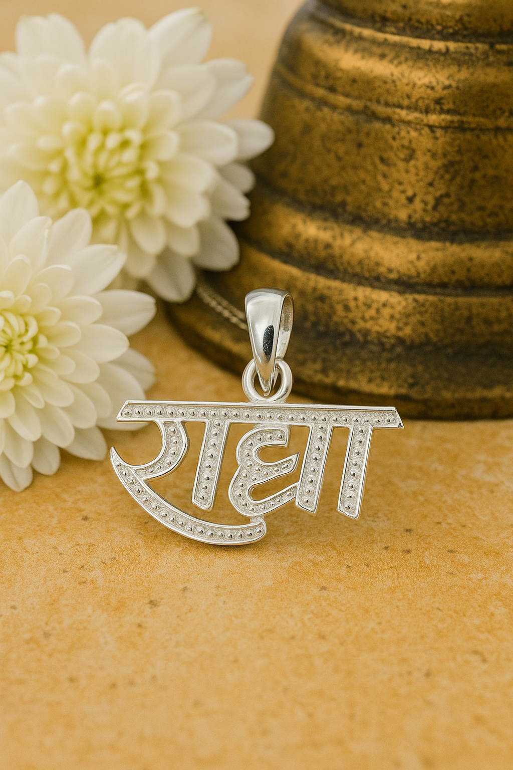 Silver Radha Pendant (Only Pendant)