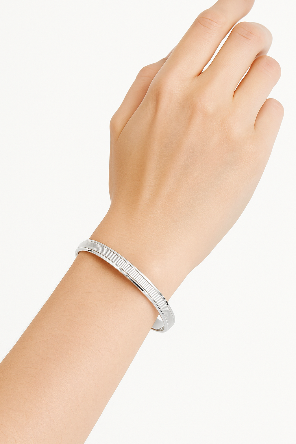 Silver Bangle (Kada) for Men & Women (Unisex)