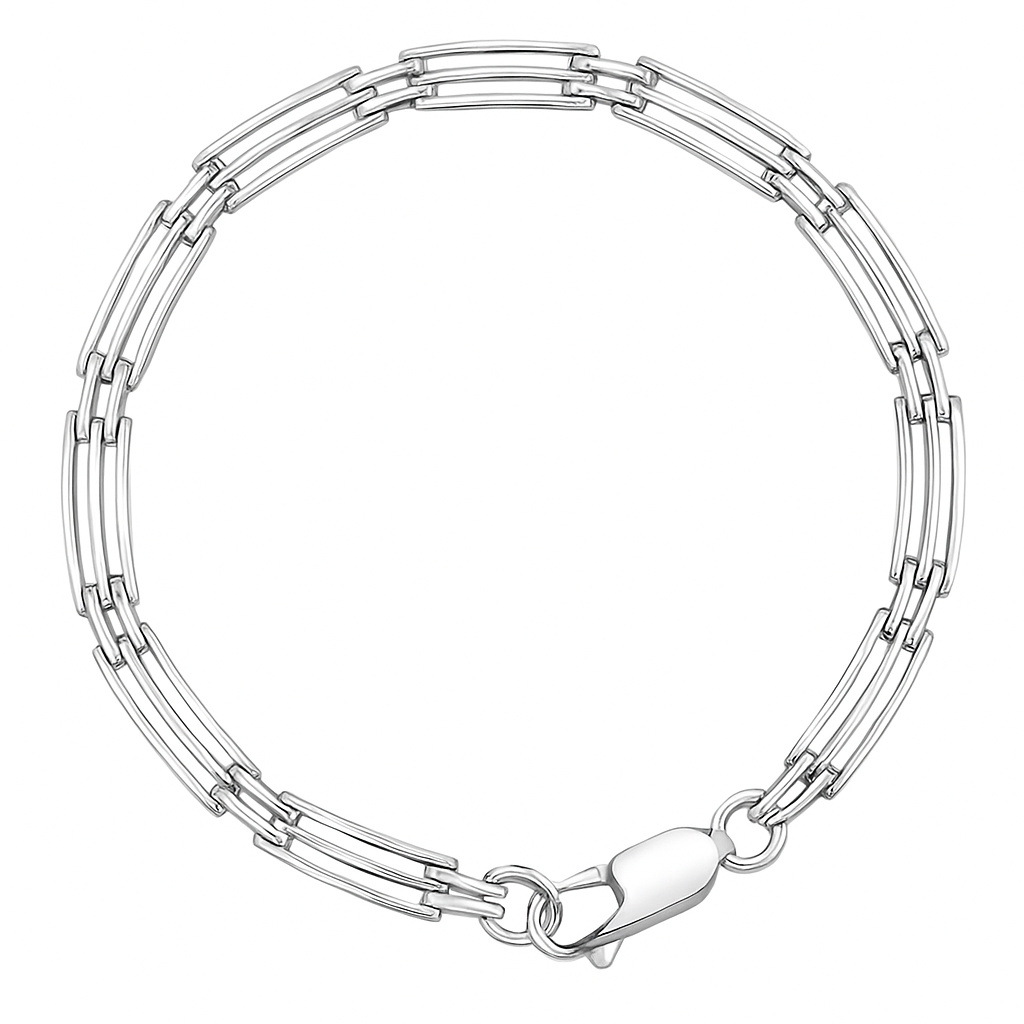 Sterling Silver Link Bracelet