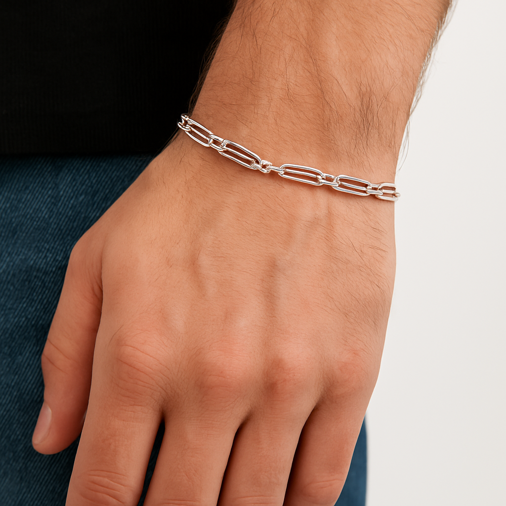 Sterling Silver Link Bracelet