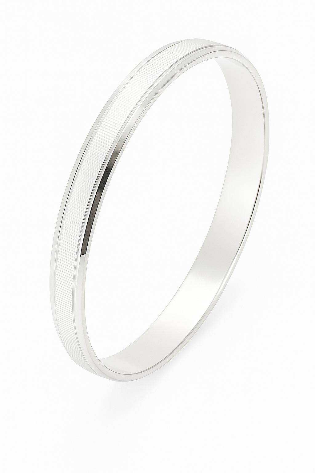 Silver Bangle (Kada) for Men & Women (Unisex)