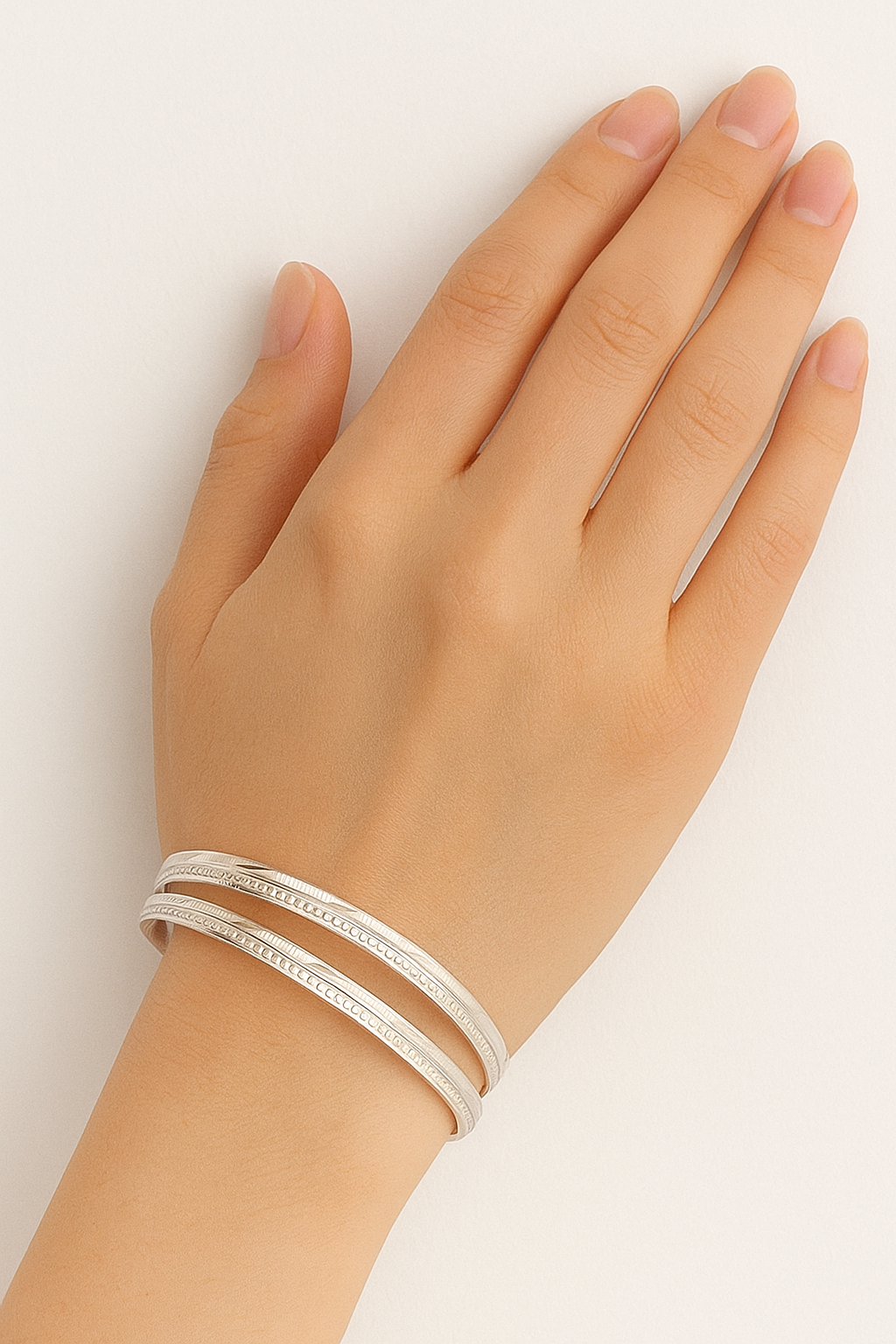 Elegant Silver Bangles By Swarn Jewels (30 Grams)