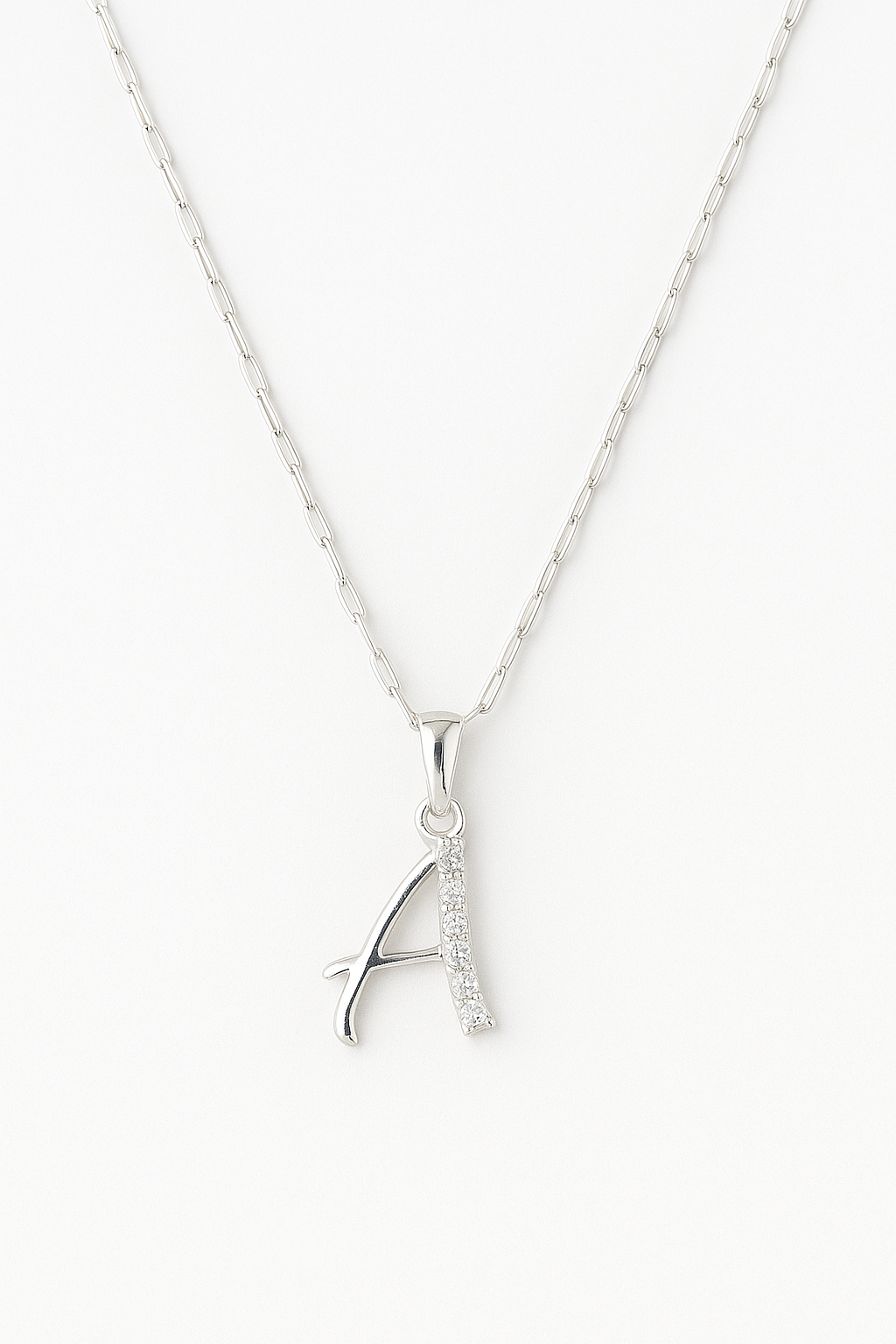 A Letter Chain Necklace For Girls , 925 Stamped , with Certificate of Authenticity