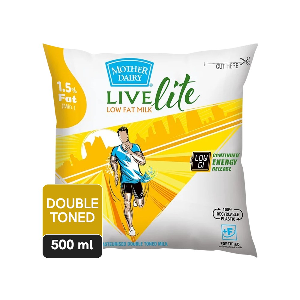 MOTHER DAIRY DOUBLE TONED (0.5L/1L)