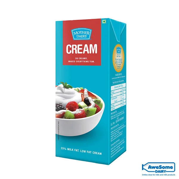 MOTHER DAIRY FRESH CREAM (200ml/1L)