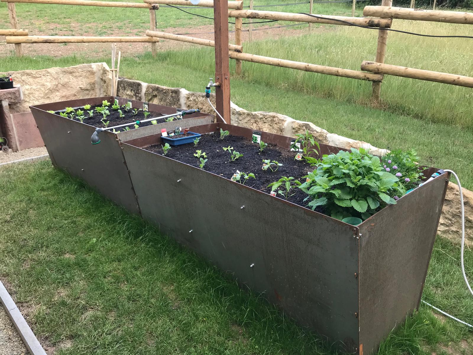 Hochbeet aus Jahrhundertstahl 4mm dick