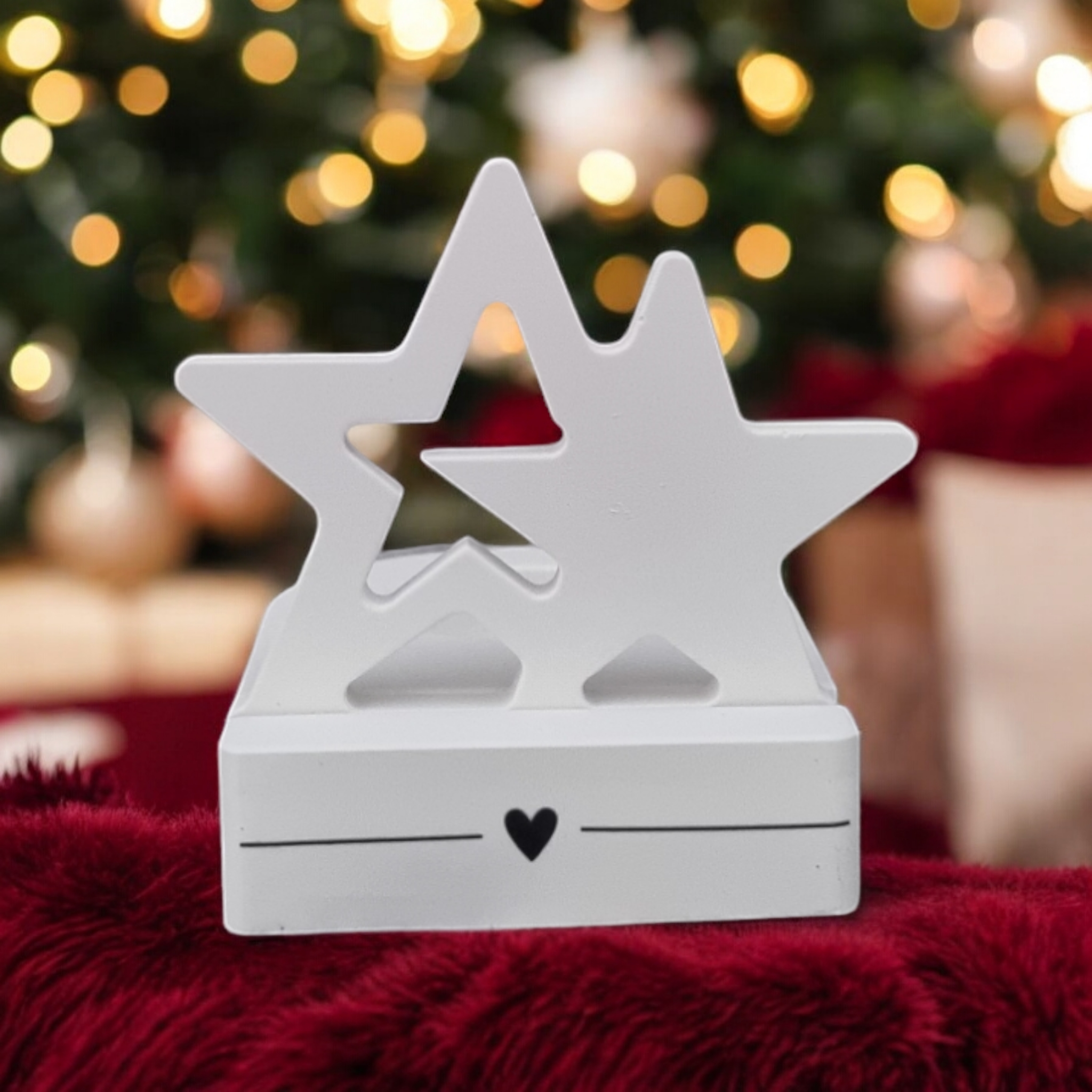 Teelichthalter (Wichtel, Stern, Herz, Haus)