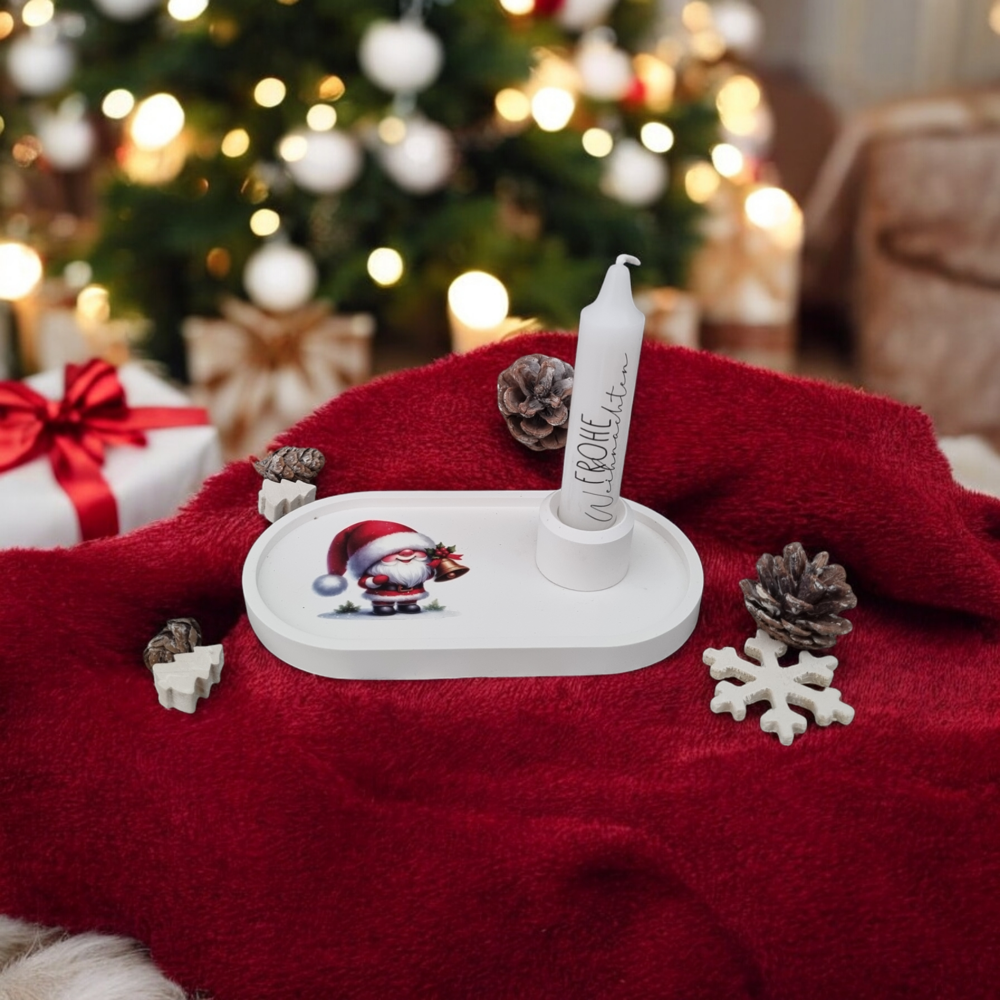 Wichtelteller mit Kerze