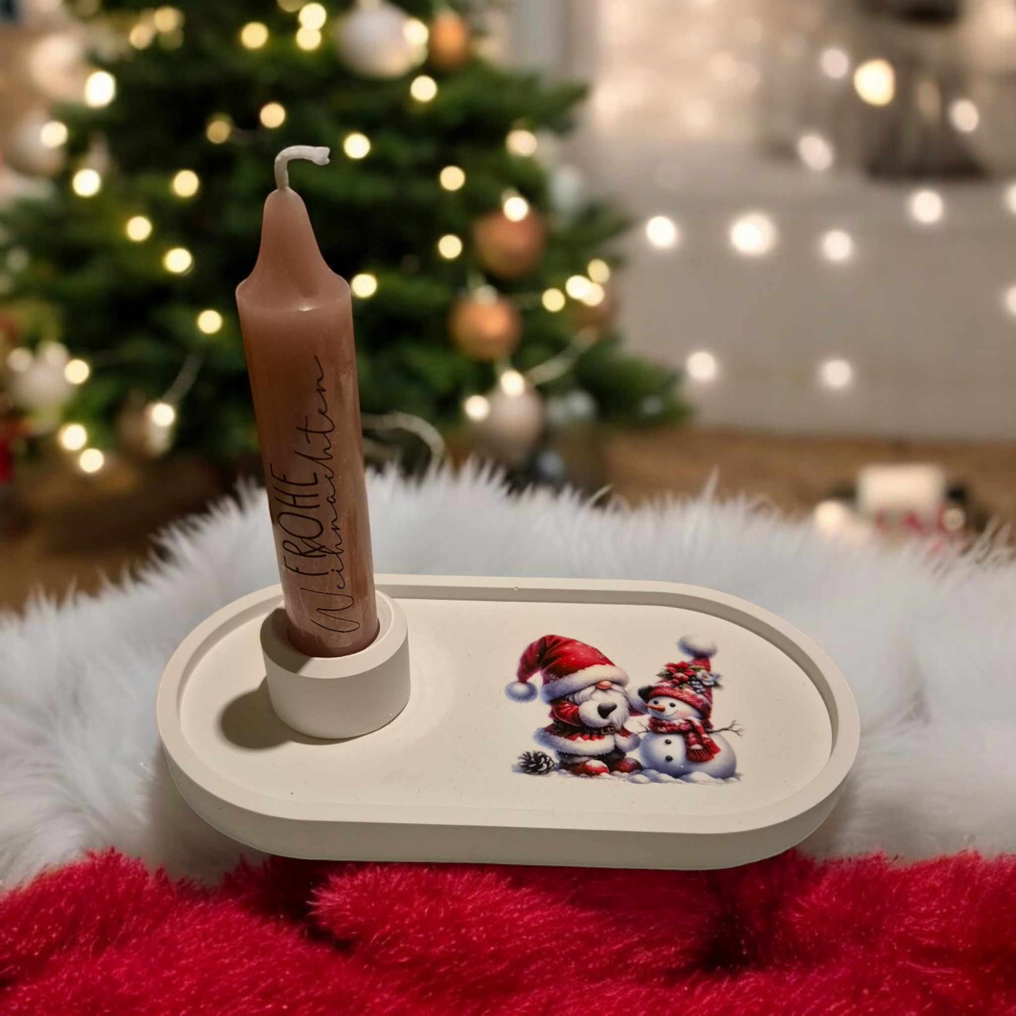 Wichtelteller mit Kerze