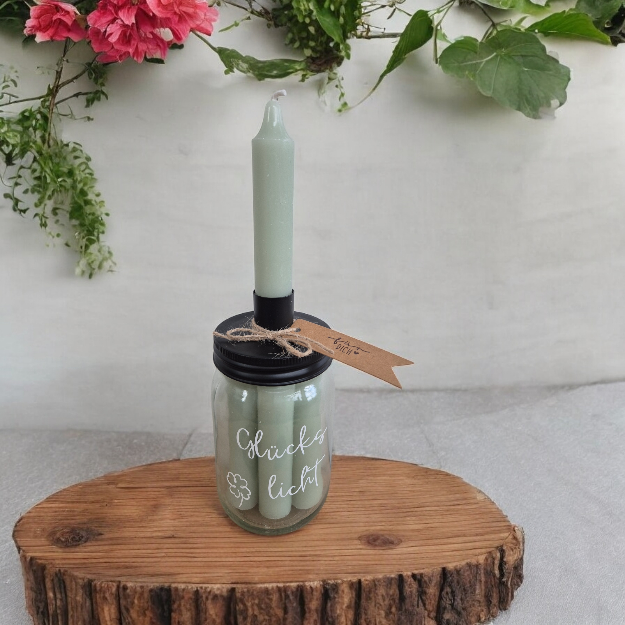 Kerzenglas Glückslicht