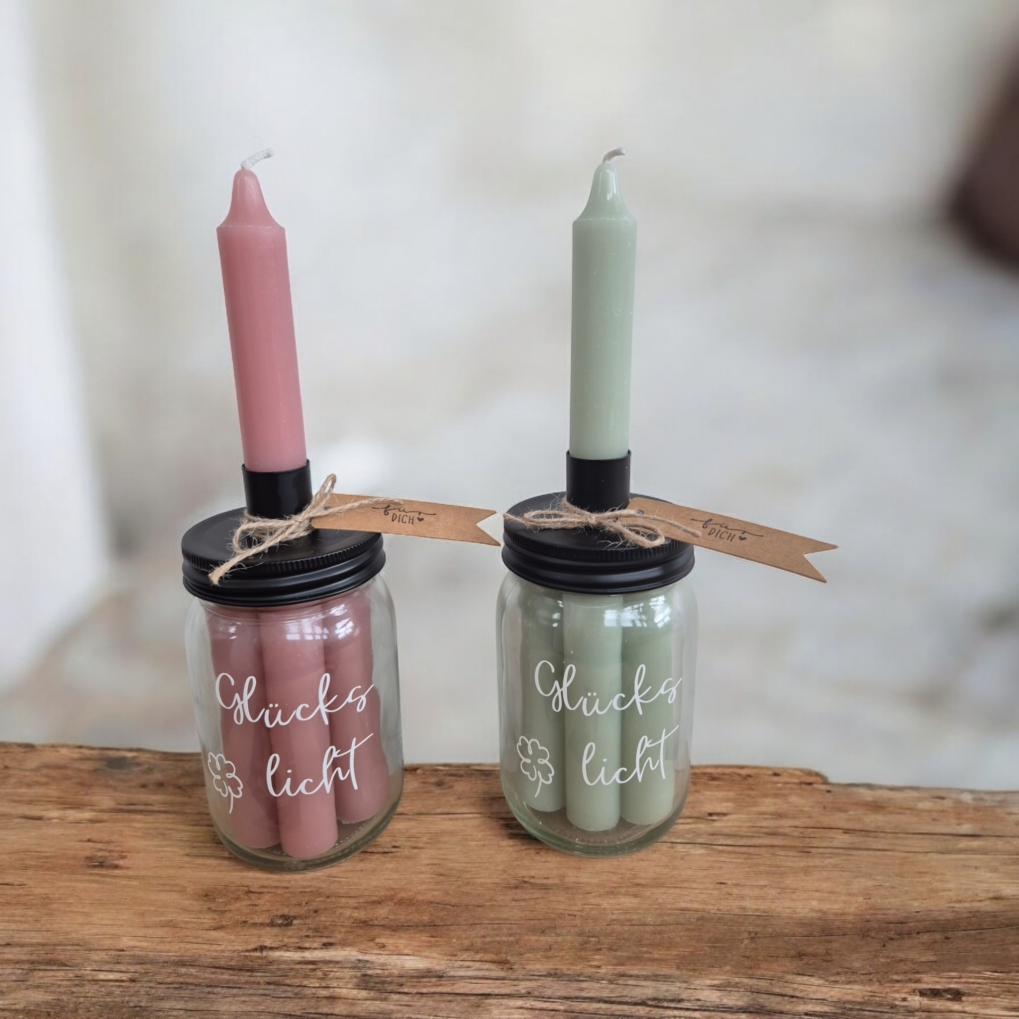 Kerzenglas Glückslicht