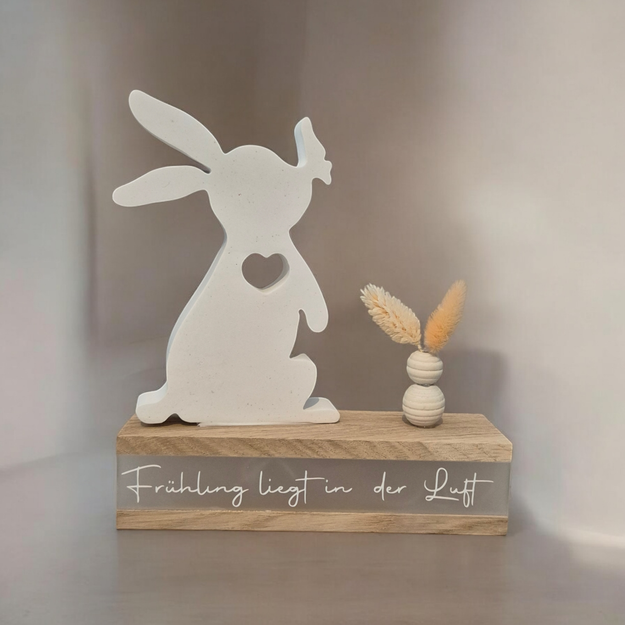 Frühlingsaufsteller mit Licht