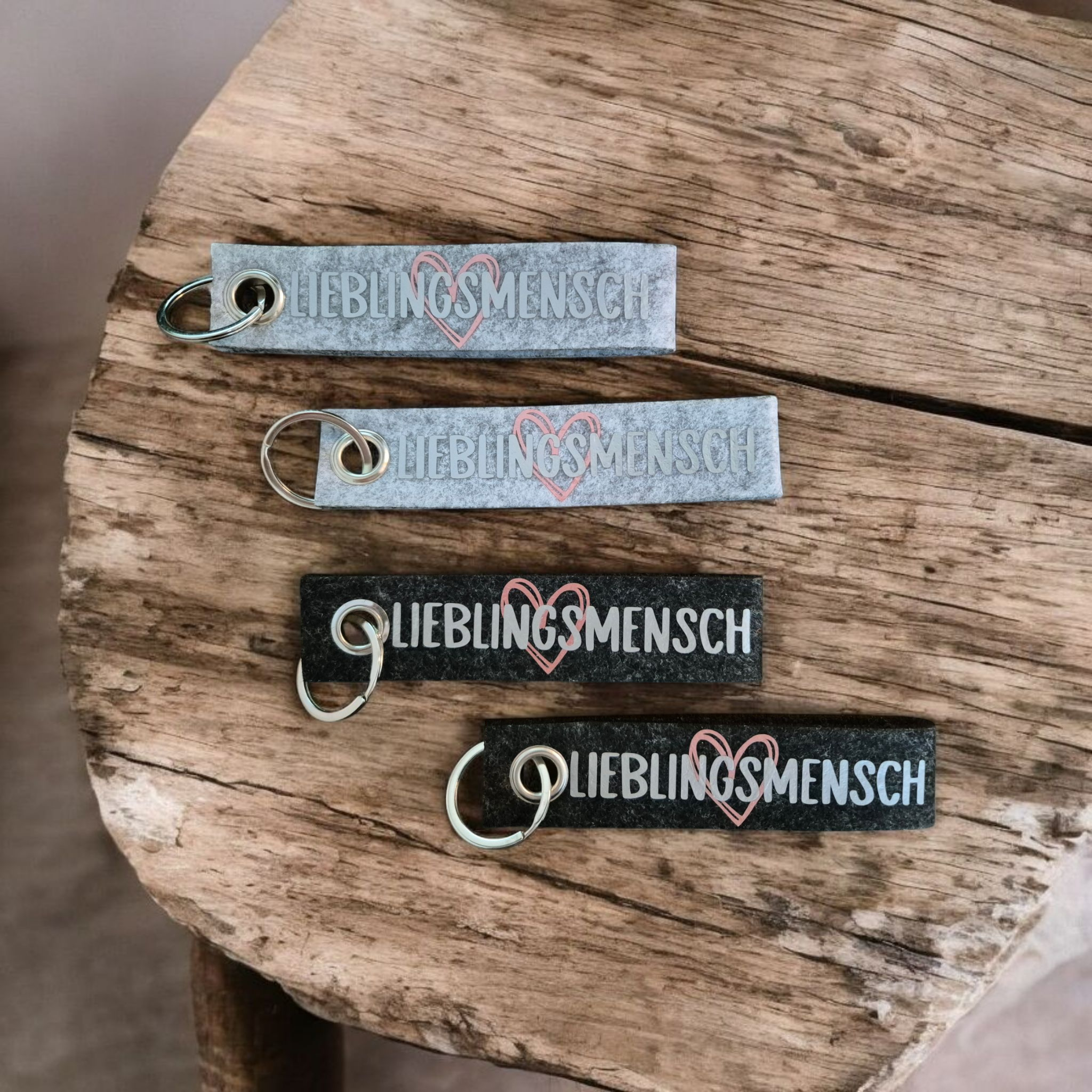 Schlüsselanhänger aus Filz