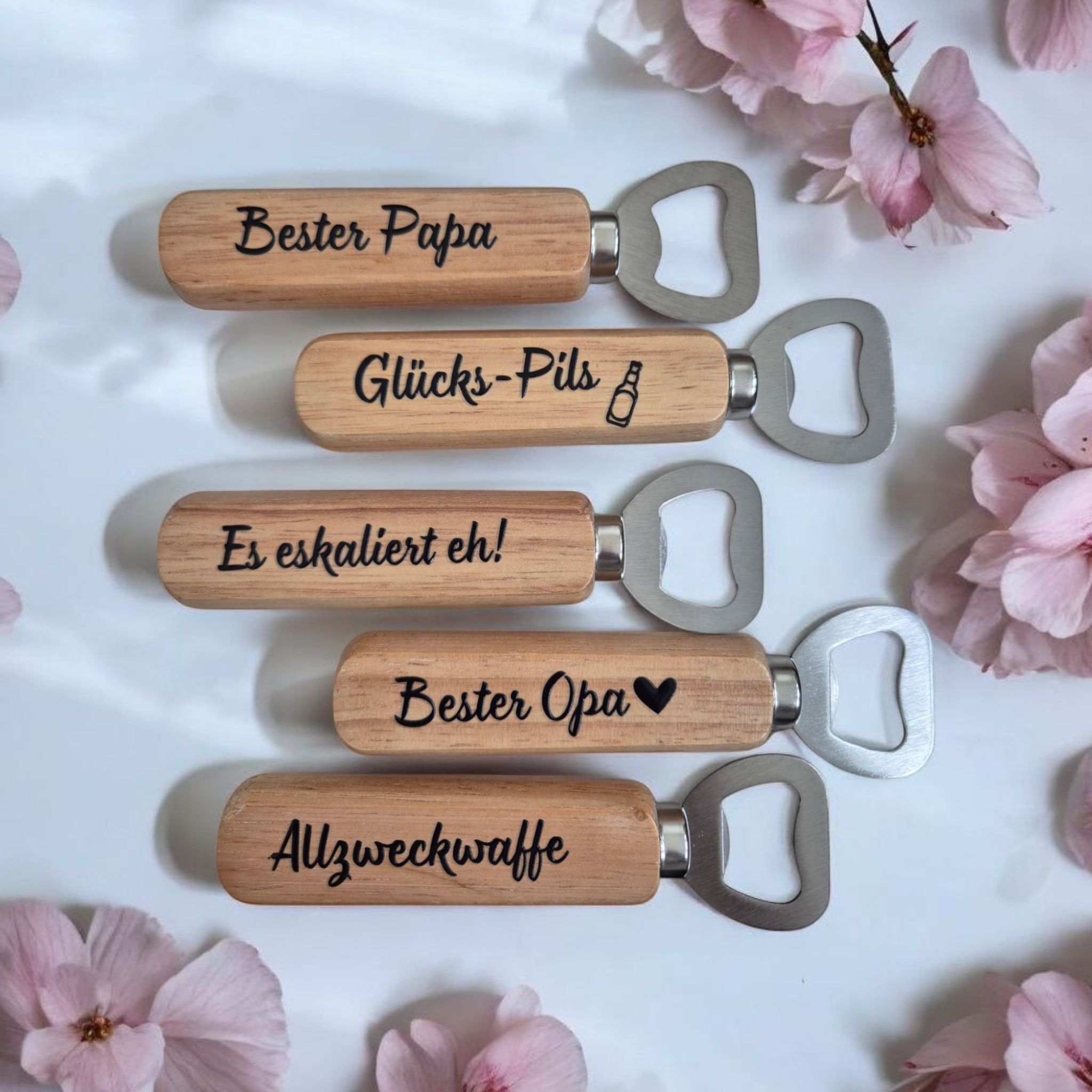 Flaschenöffner aus Holz