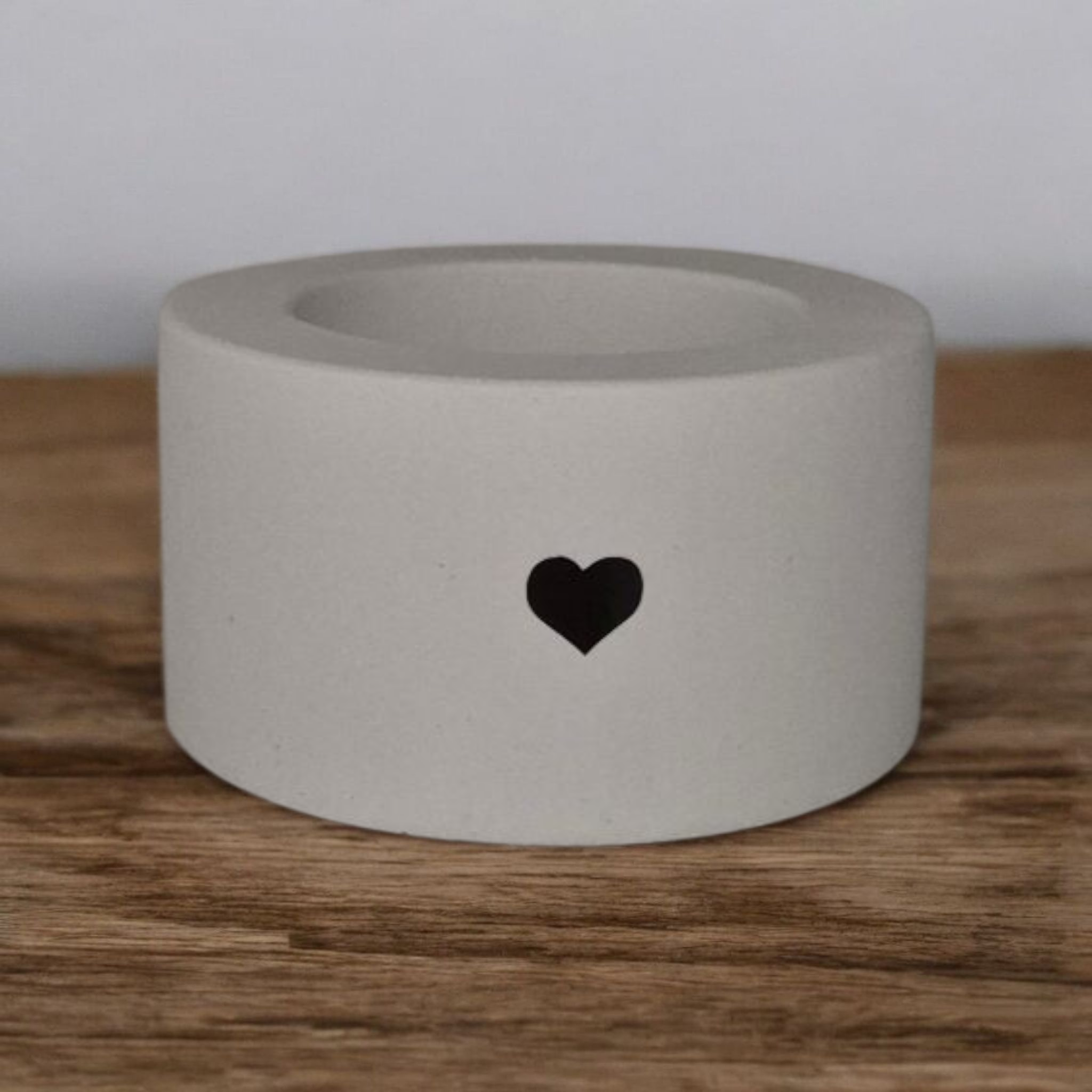 Teelichthalter mit Herz