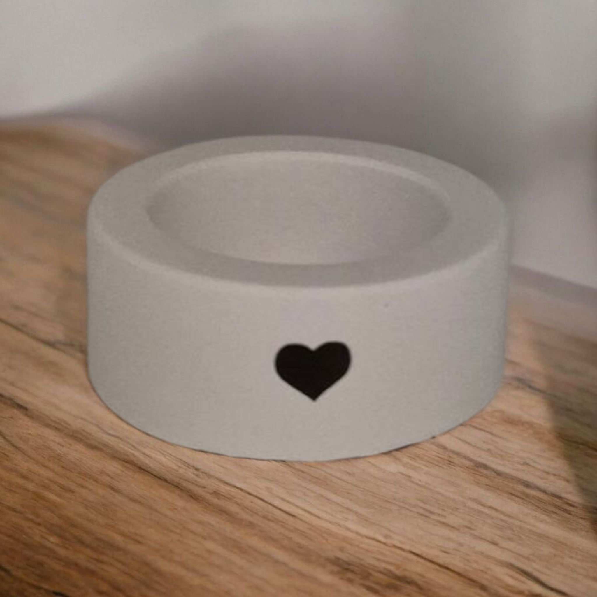 Teelichthalter mit Herz