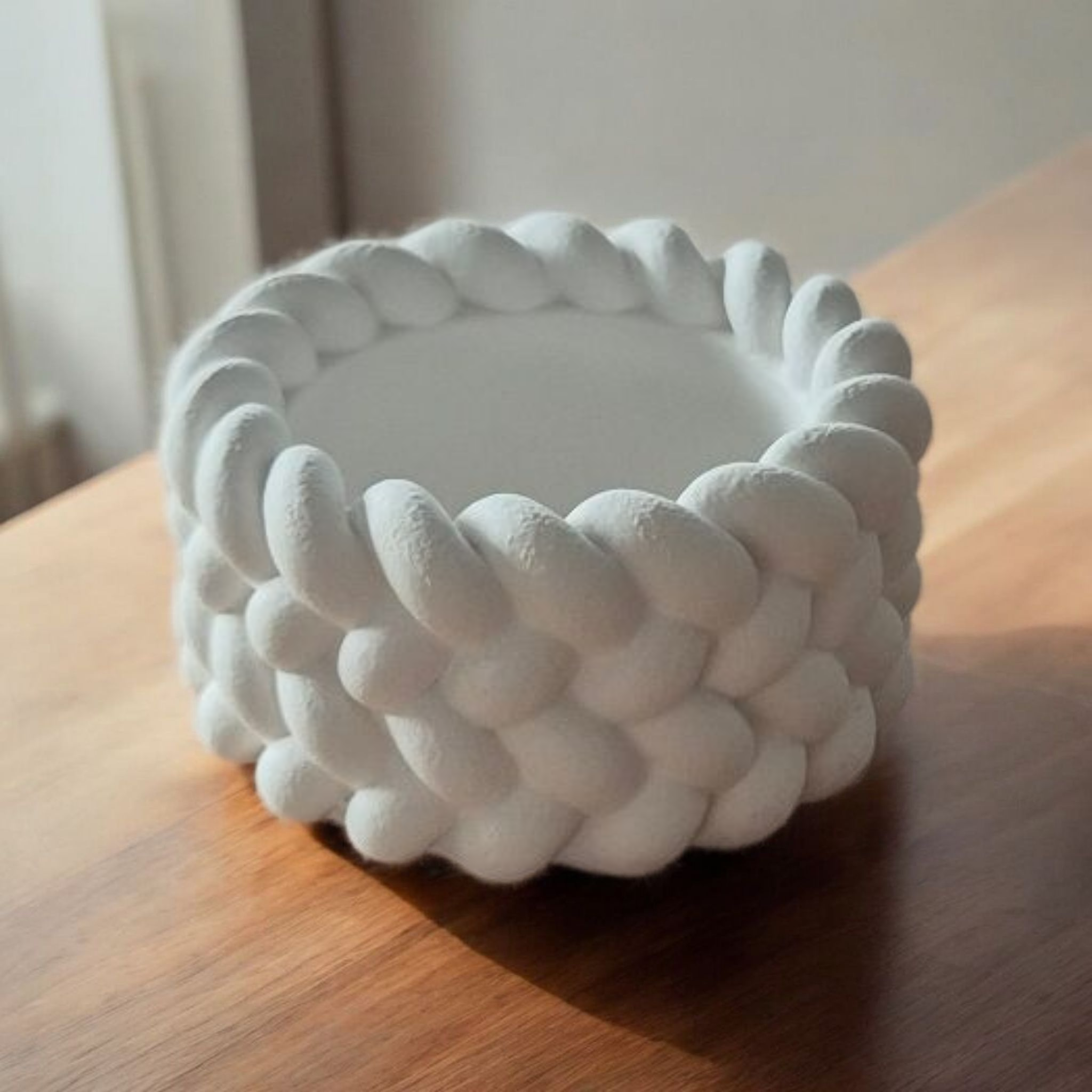 Teelichthalter geflochten