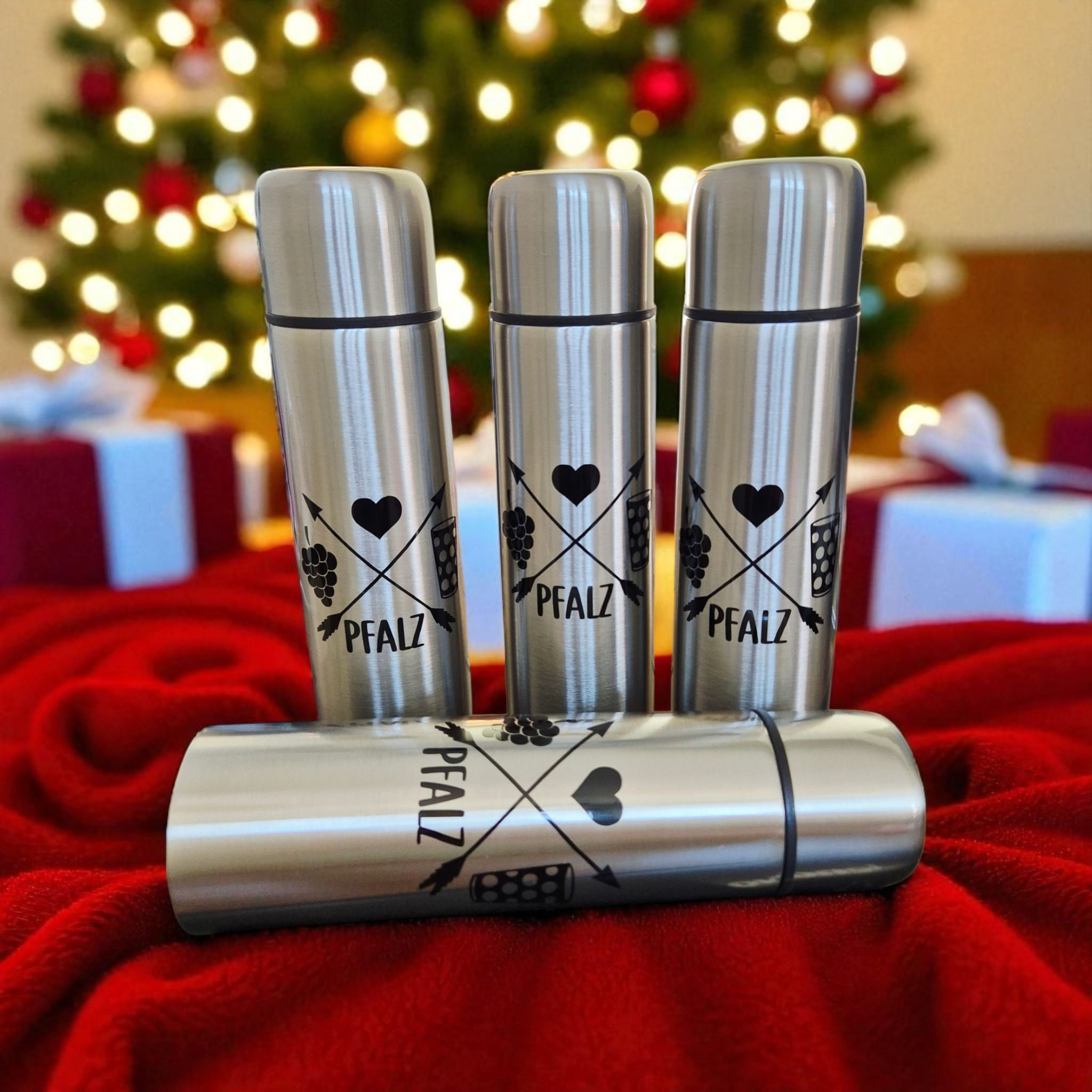 Edelstahl Thermosflasche 'Pfalz'