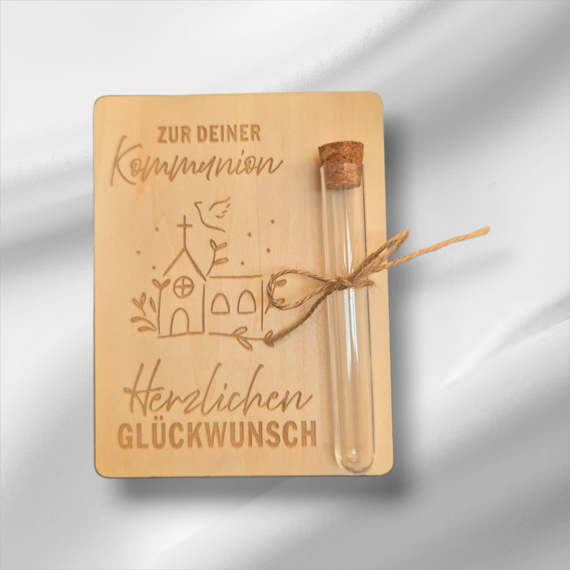 Wunscherfüller zur Kommunion aus Holz