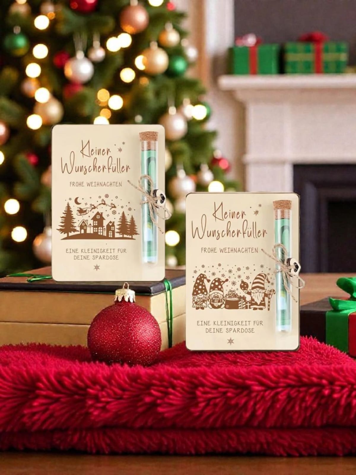 Wunsch­erfüller zu Weihnachten aus Holz