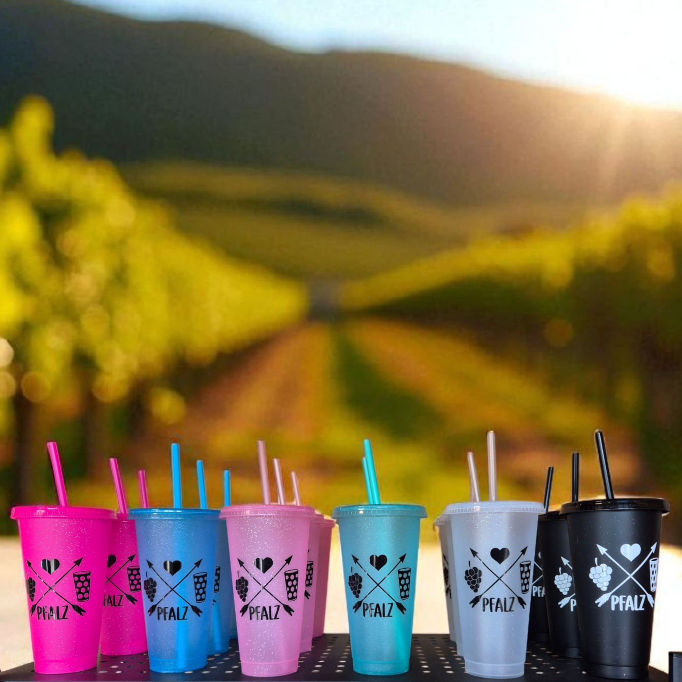 Pfalzliebe Becher to Go (XXL) Glitzer Edition