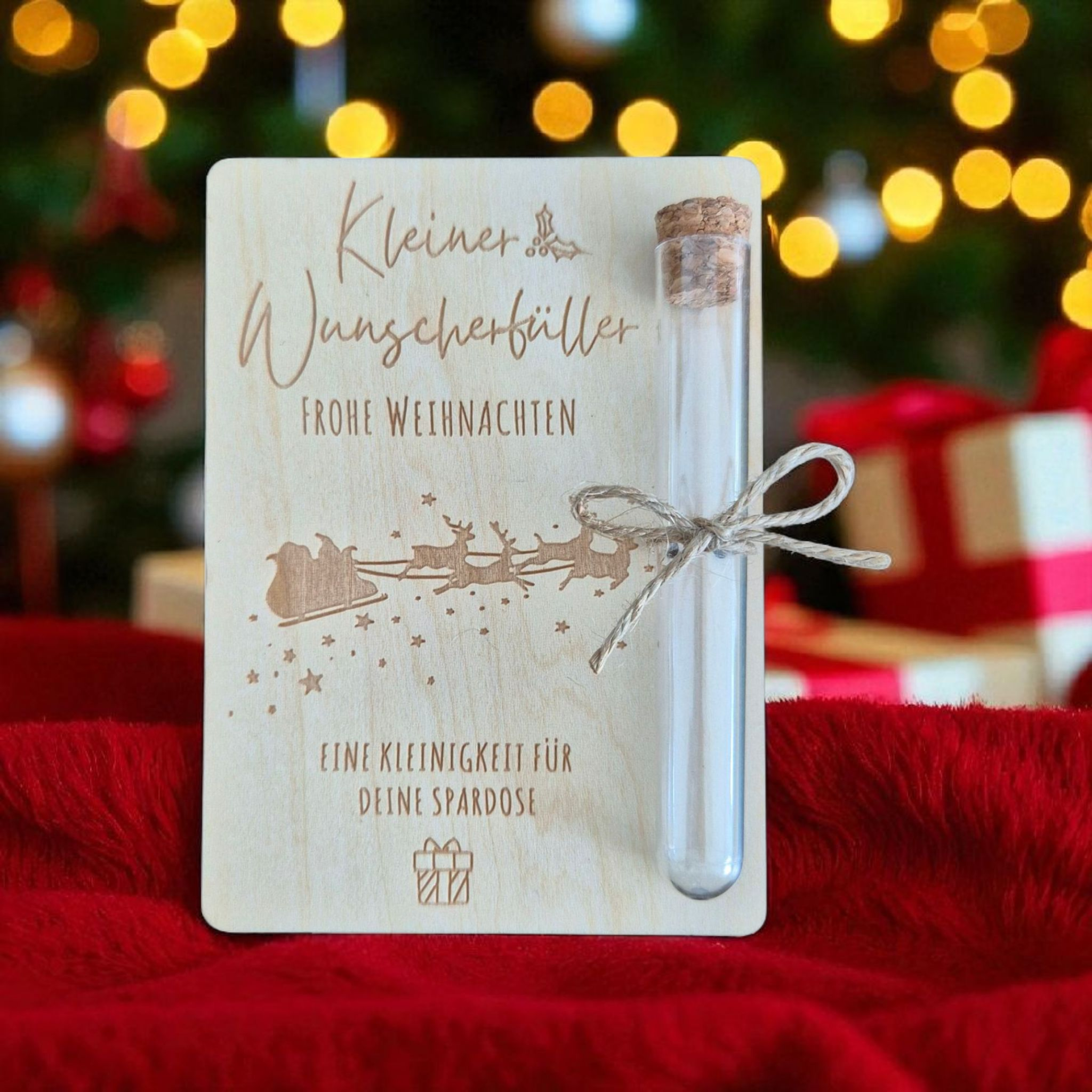 Wunsch­erfüller zu Weihnachten aus Holz