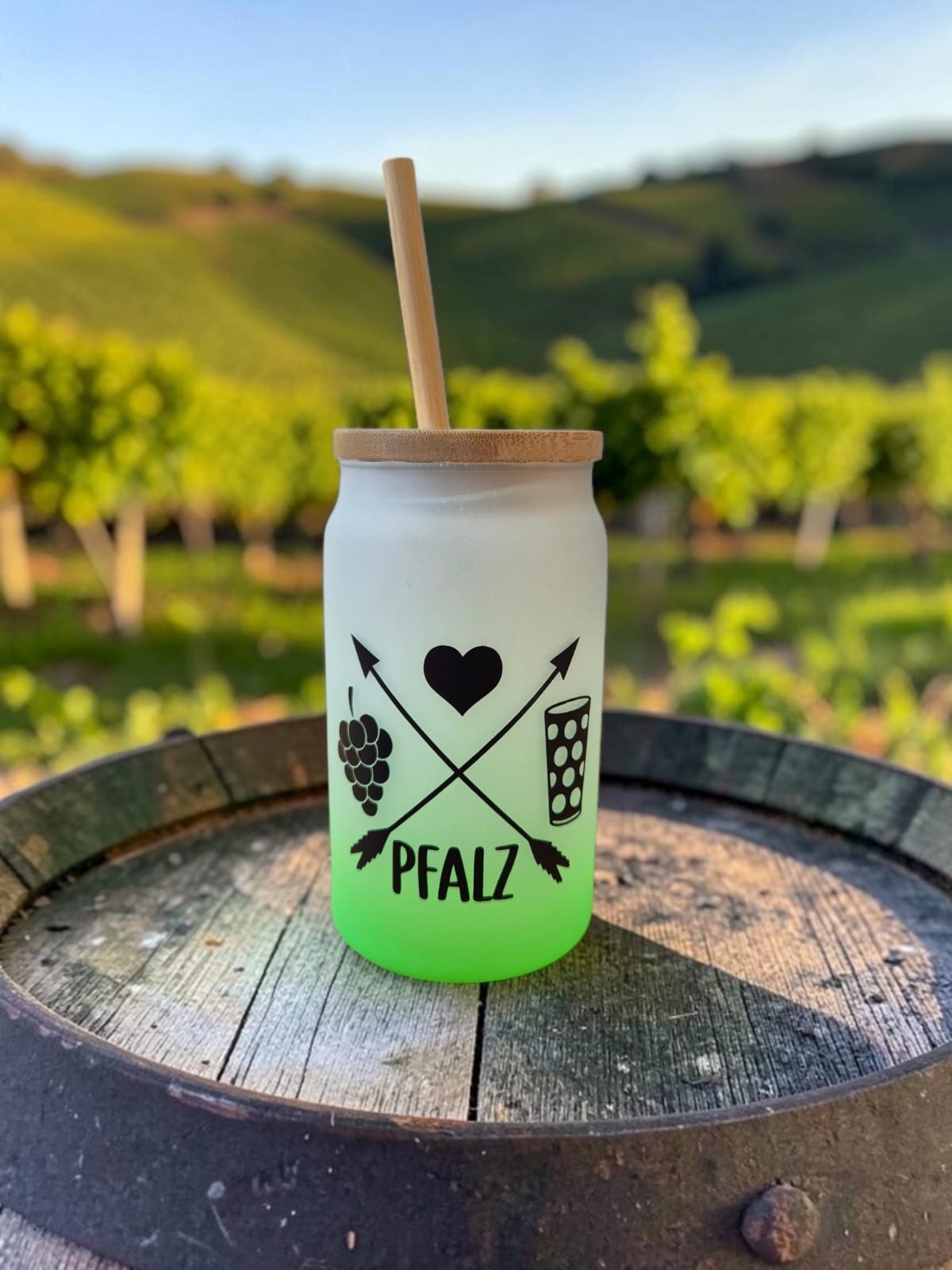Pfalzglas Milchig