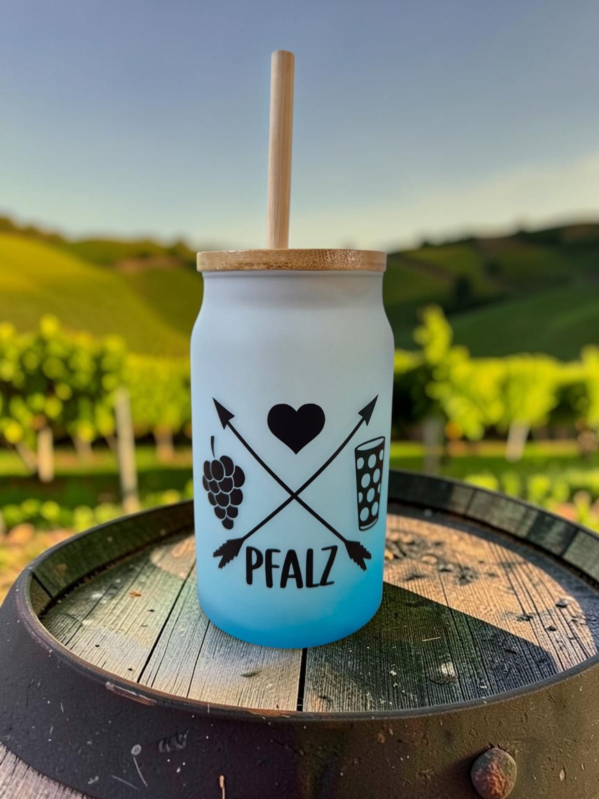 Pfalzglas Milchig