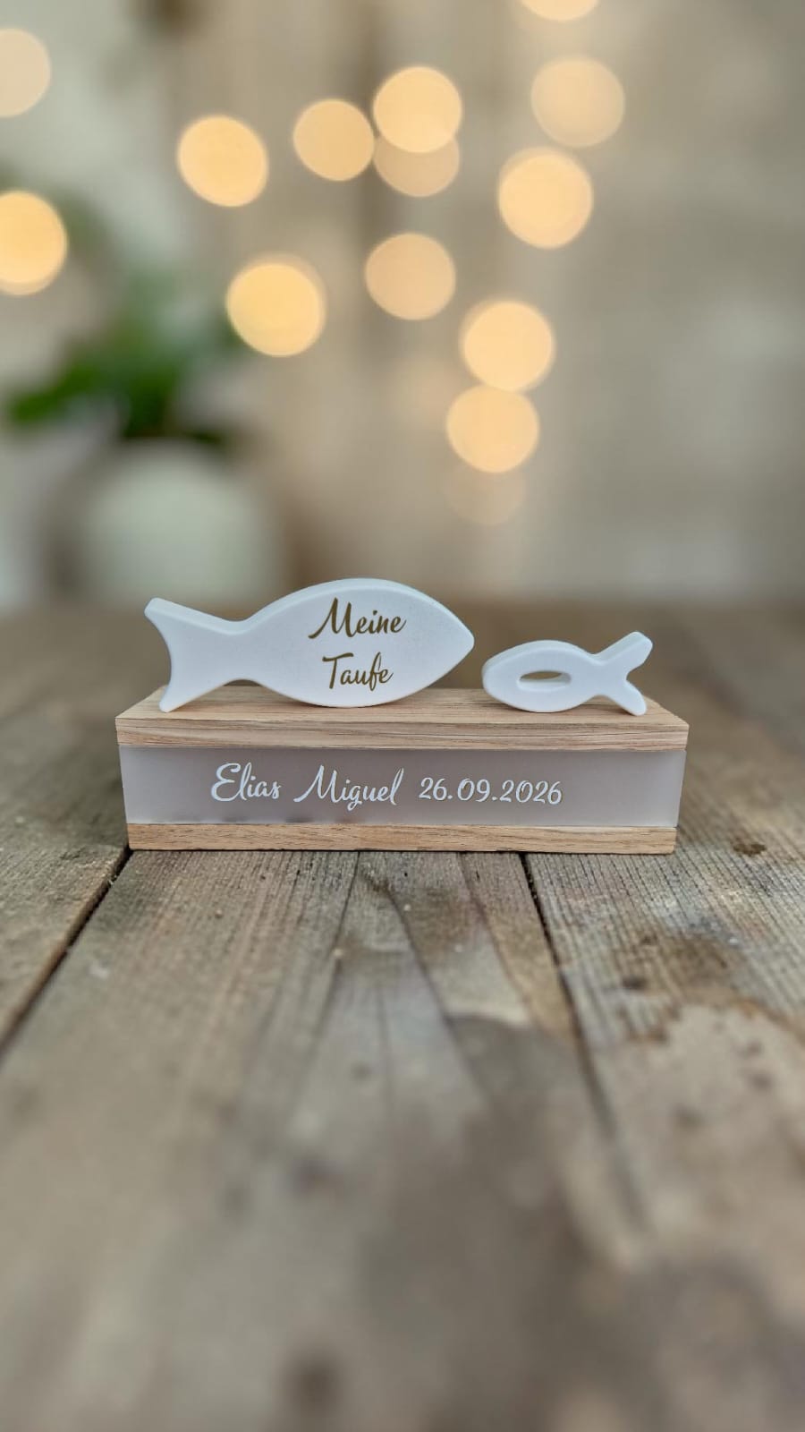 Dekogeschenk Taufe/Kommunion/Konfirmation